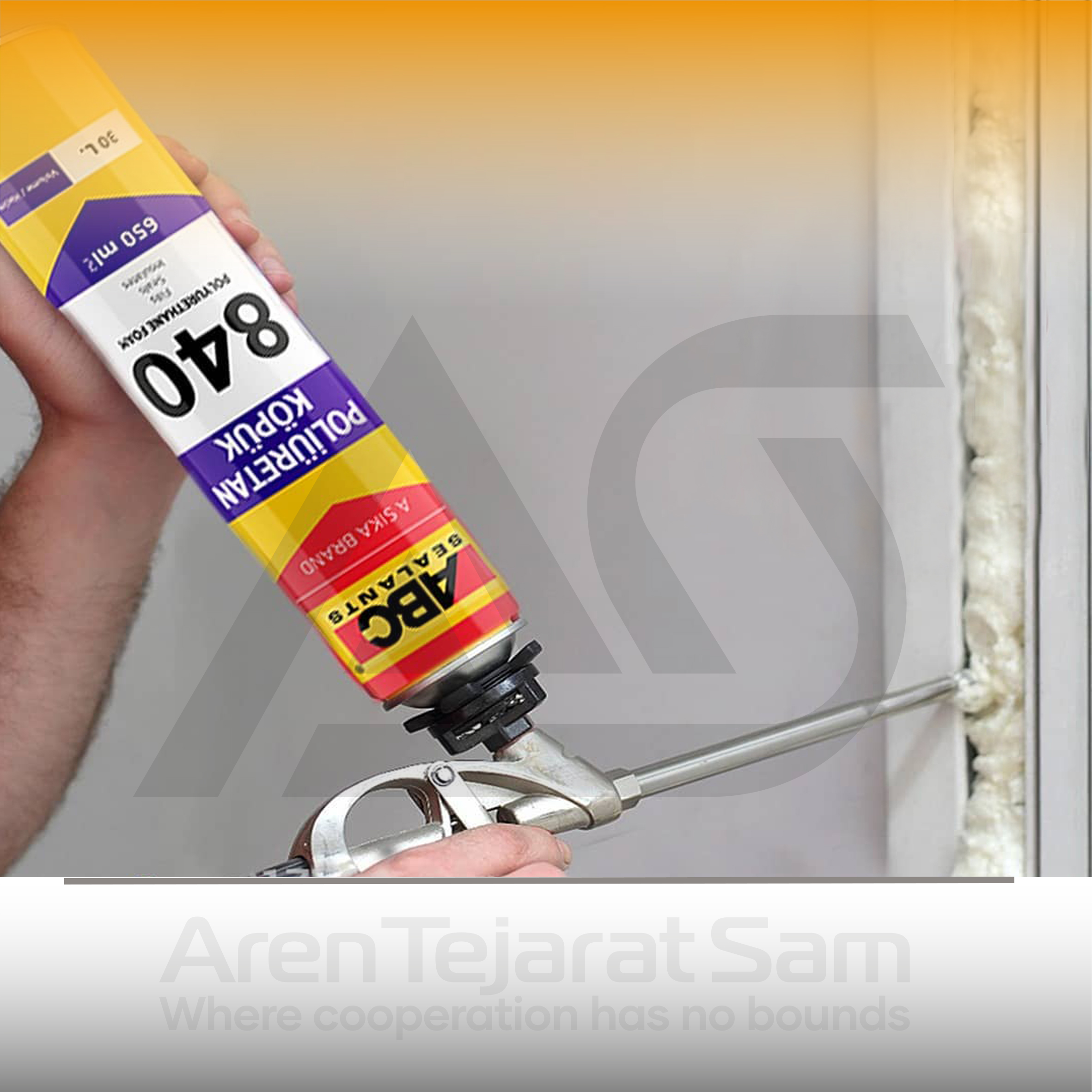 اسپری فوم شلنگی سبک ای بی سی ABC مدل 840