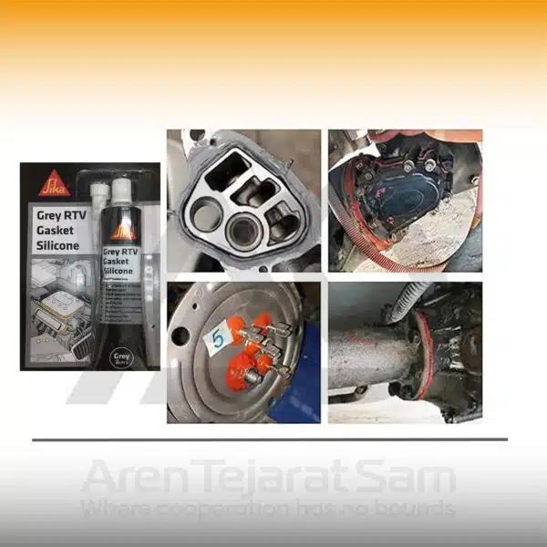 چسب سیلیکون واشرساز سیکا Sika مدل Grey RTV Gasket - تصویر 4