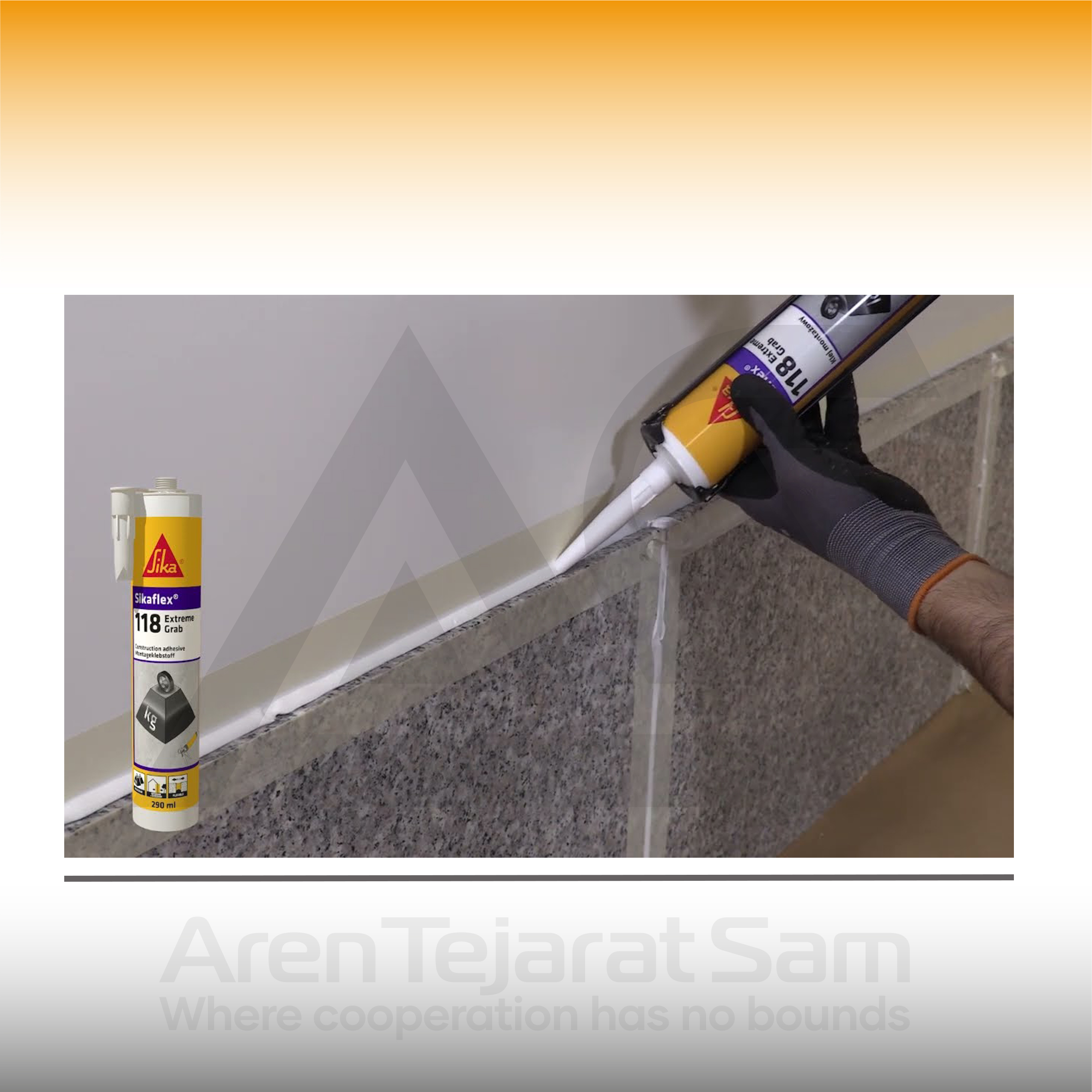 چسب سیلیکون واشرساز سیکا Sika Grey RTV Gasket