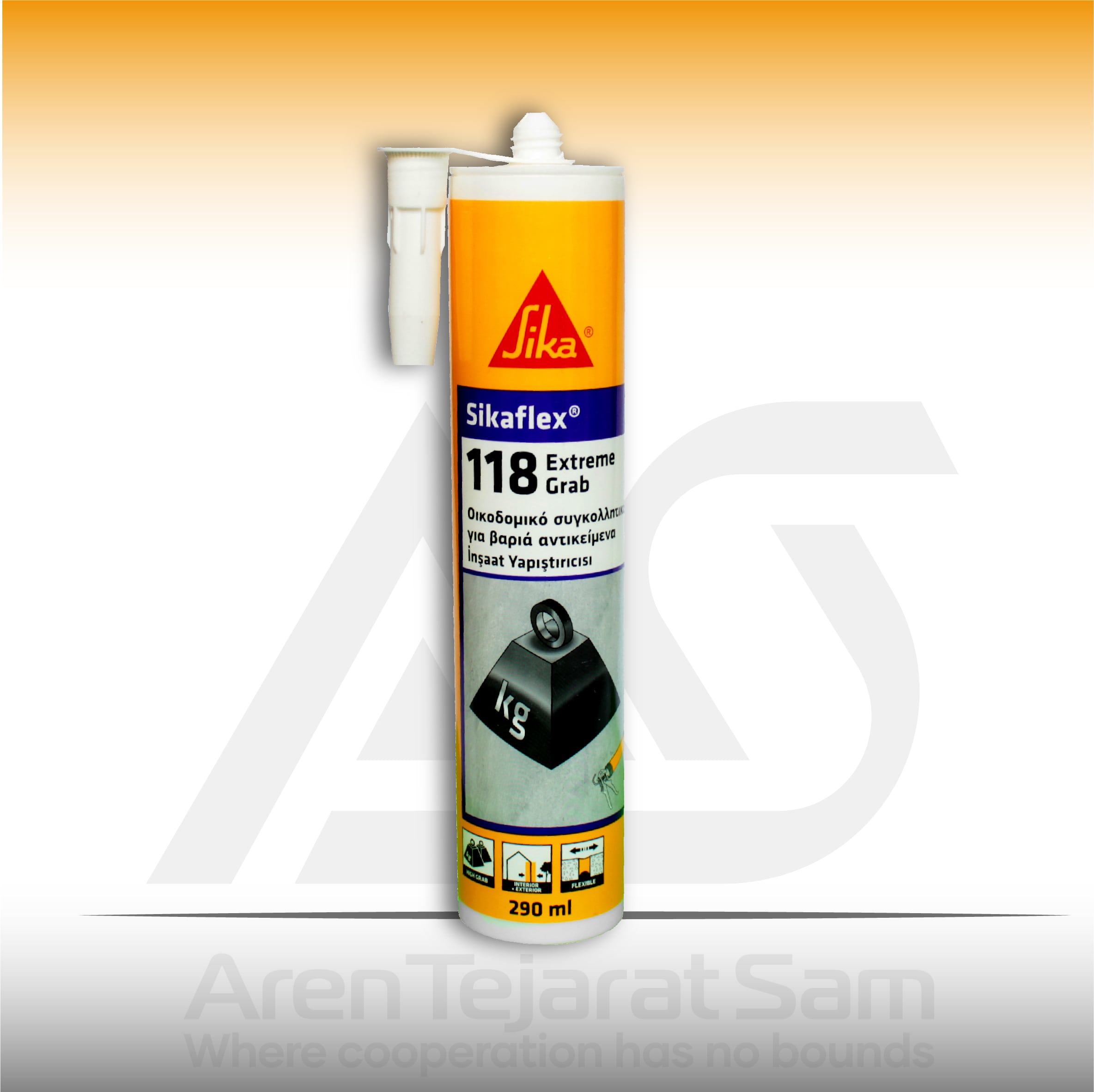 چسب سیلیکون واشرساز سیکا Sika Grey RTV Gasket