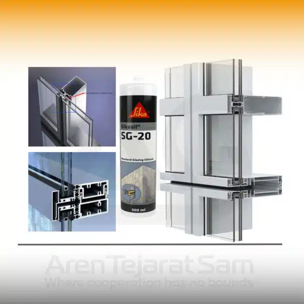 چسب سیلیکون استراکچرال Sikaflex مدل SG-20