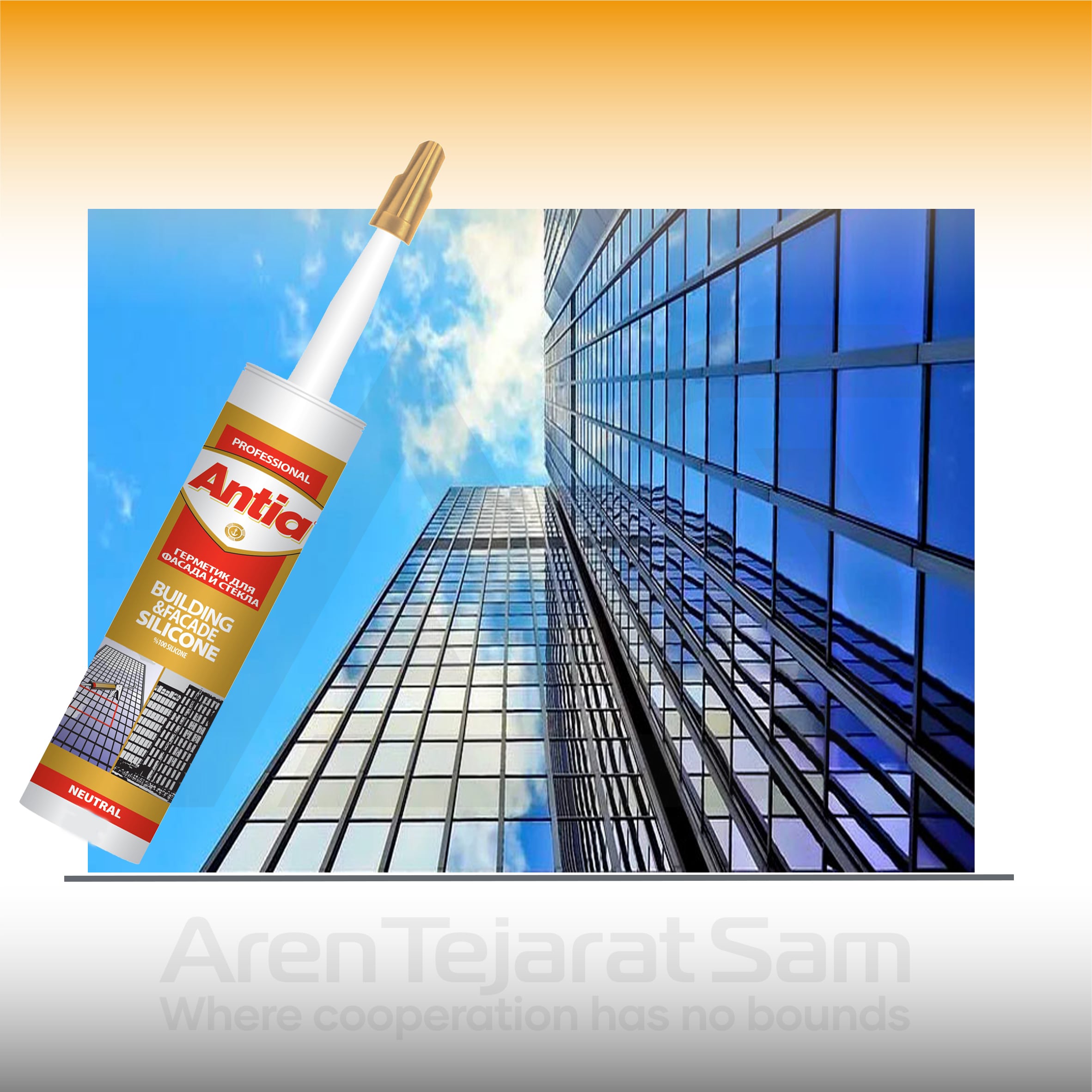 چسب سیلیکون نوترال آنتیا ANTIA