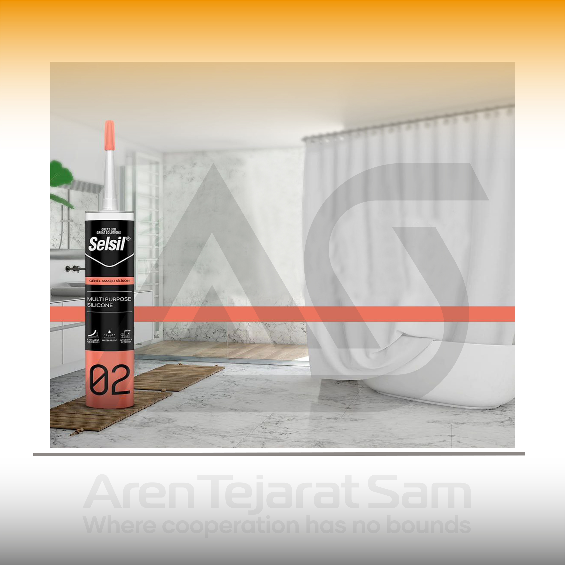 سیلیکون همه کاره 300 گرمی سلسیل Selsil