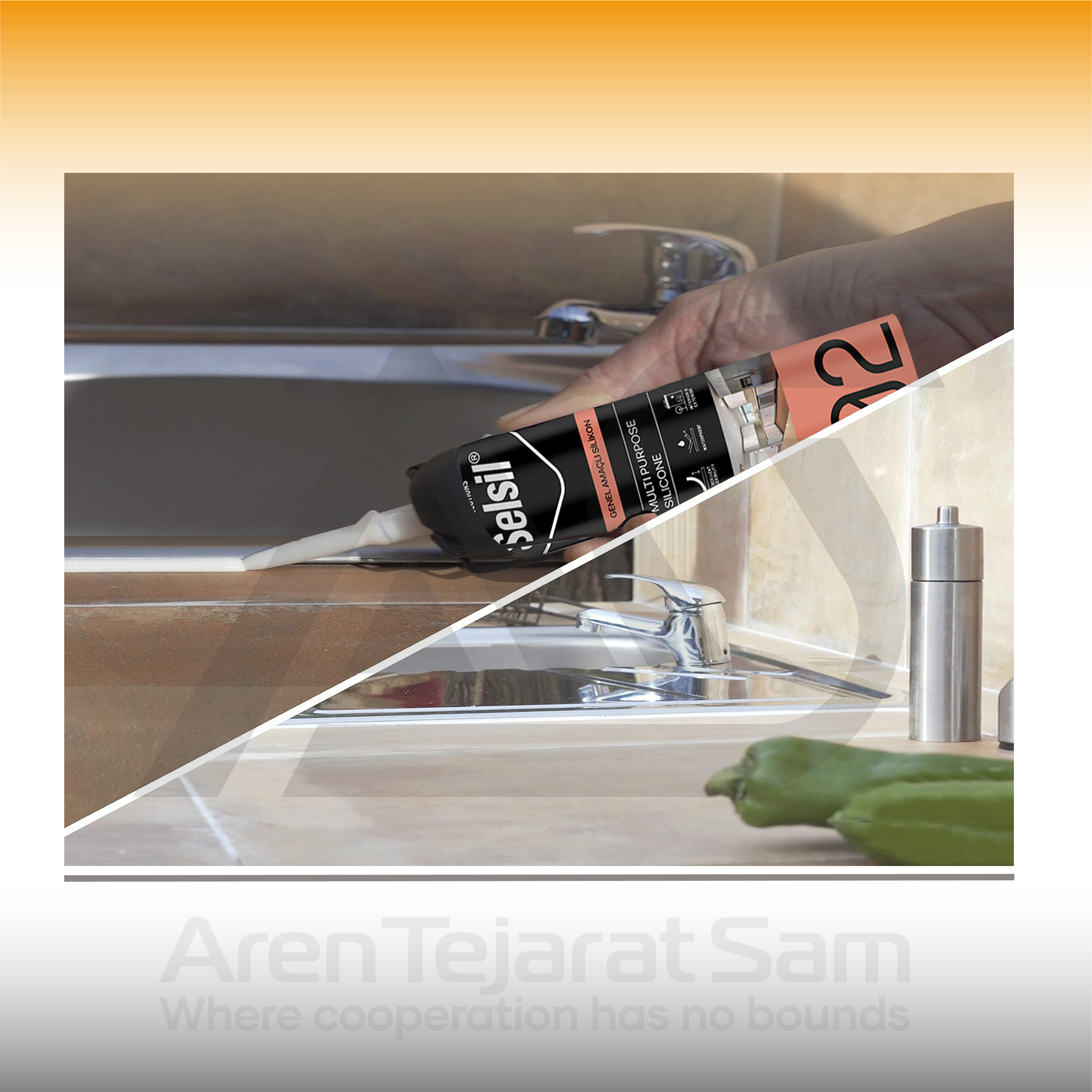 سیلیکون همه کاره 300 گرمی سلسیل Selsil