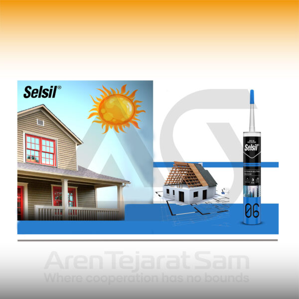سیلیکون خنثی کارتریجی تخصصی نما سلسیل Selsil - تصویر 5