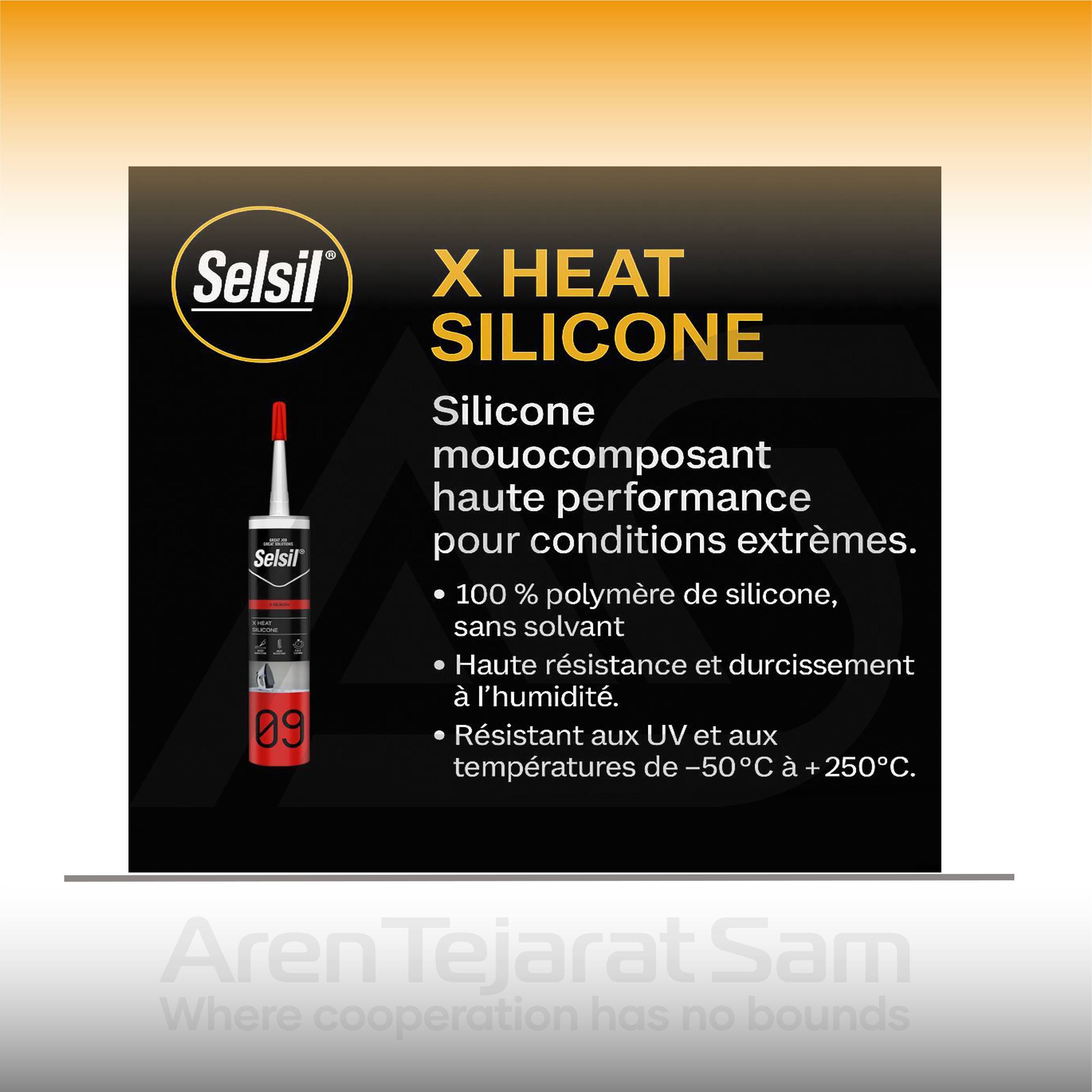 سیلیکون حرارتی 150 درجه سلسیل Selsil - تصویر 2