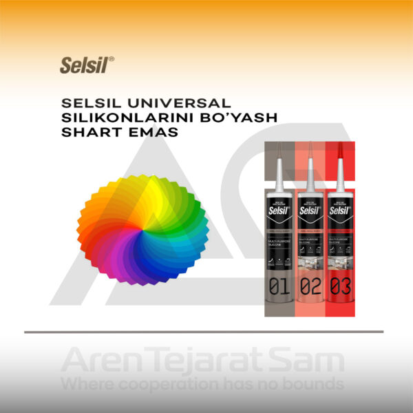 سیلیکون همه کاره 280 گرمی سلسیل Selsil - تصویر 4