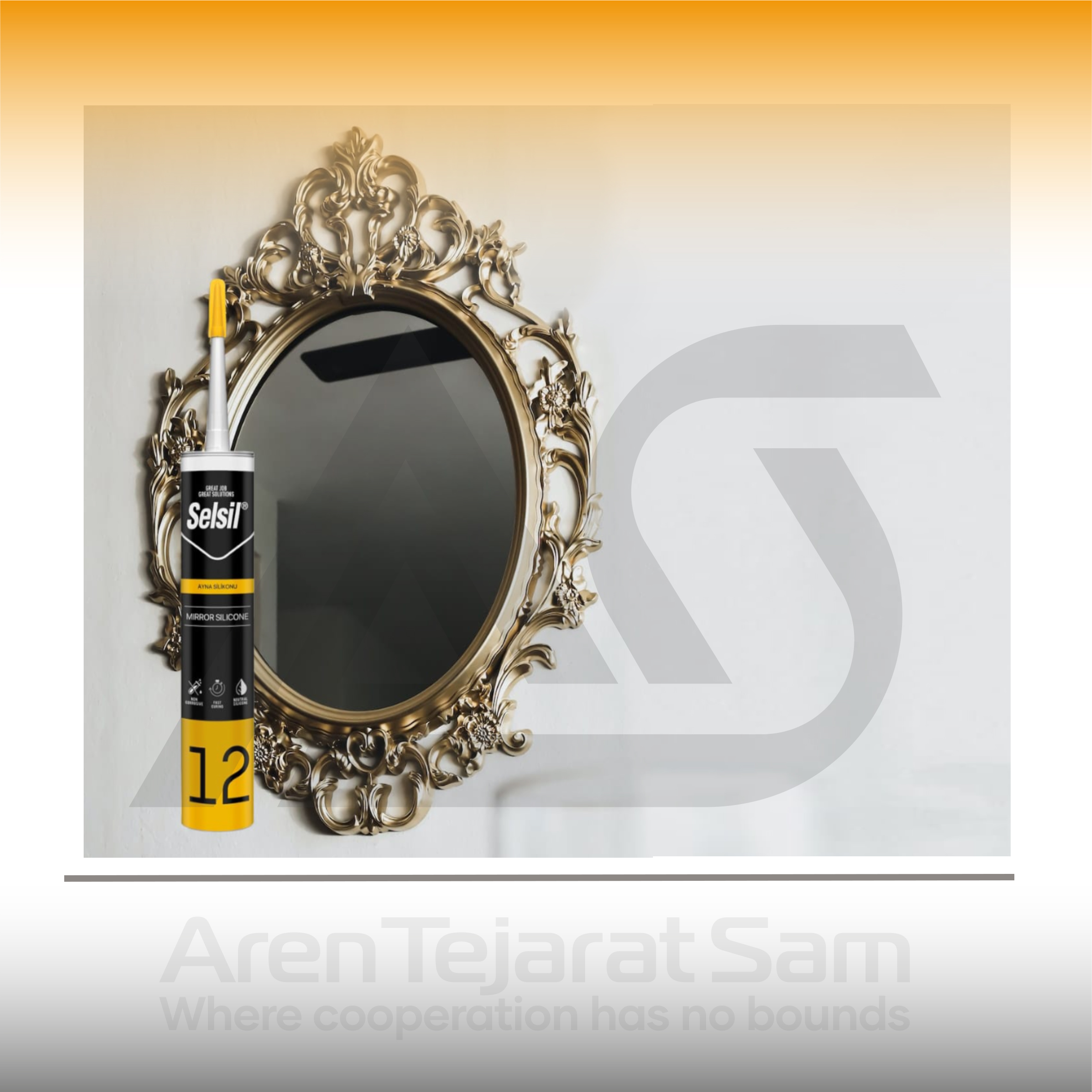 چسب مخصوص آینه سلسیل Selsil - تصویر 3