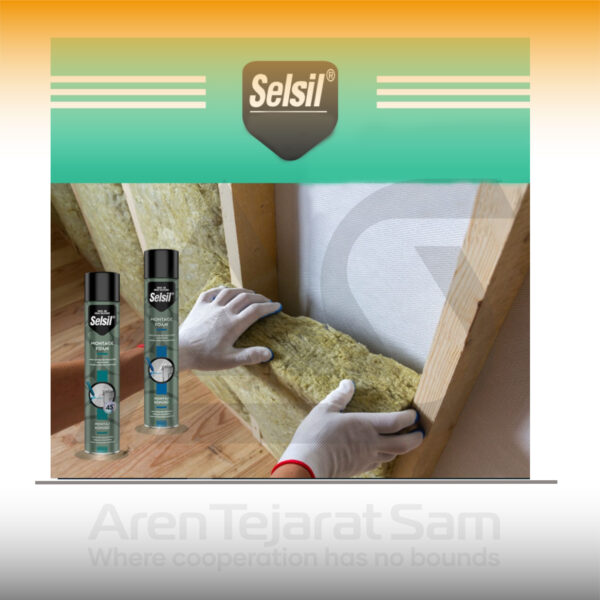 اسپری فوم شلنگی 600g سلسیل Selsil - تصویر 2