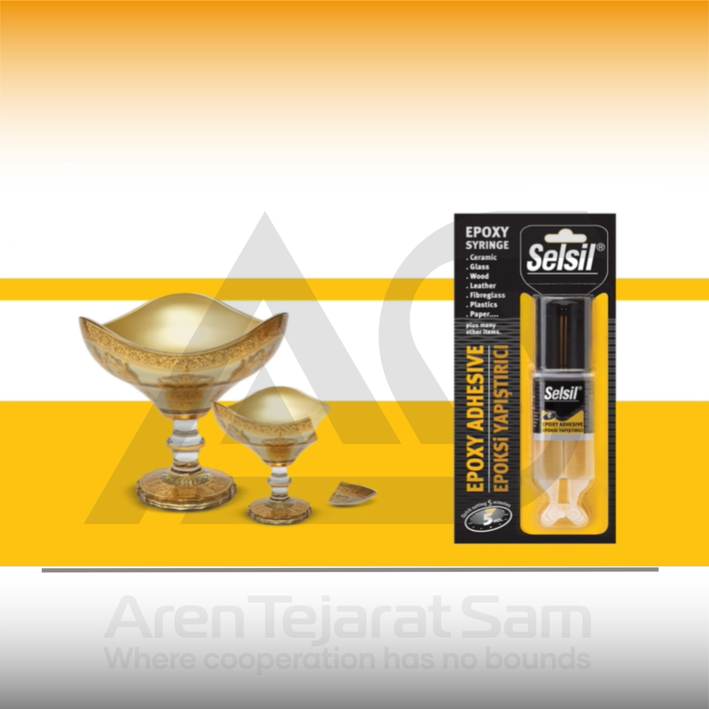 چسب اپوکسی دوجزئی همه کاره سلسیل Selsil - تصویر 5