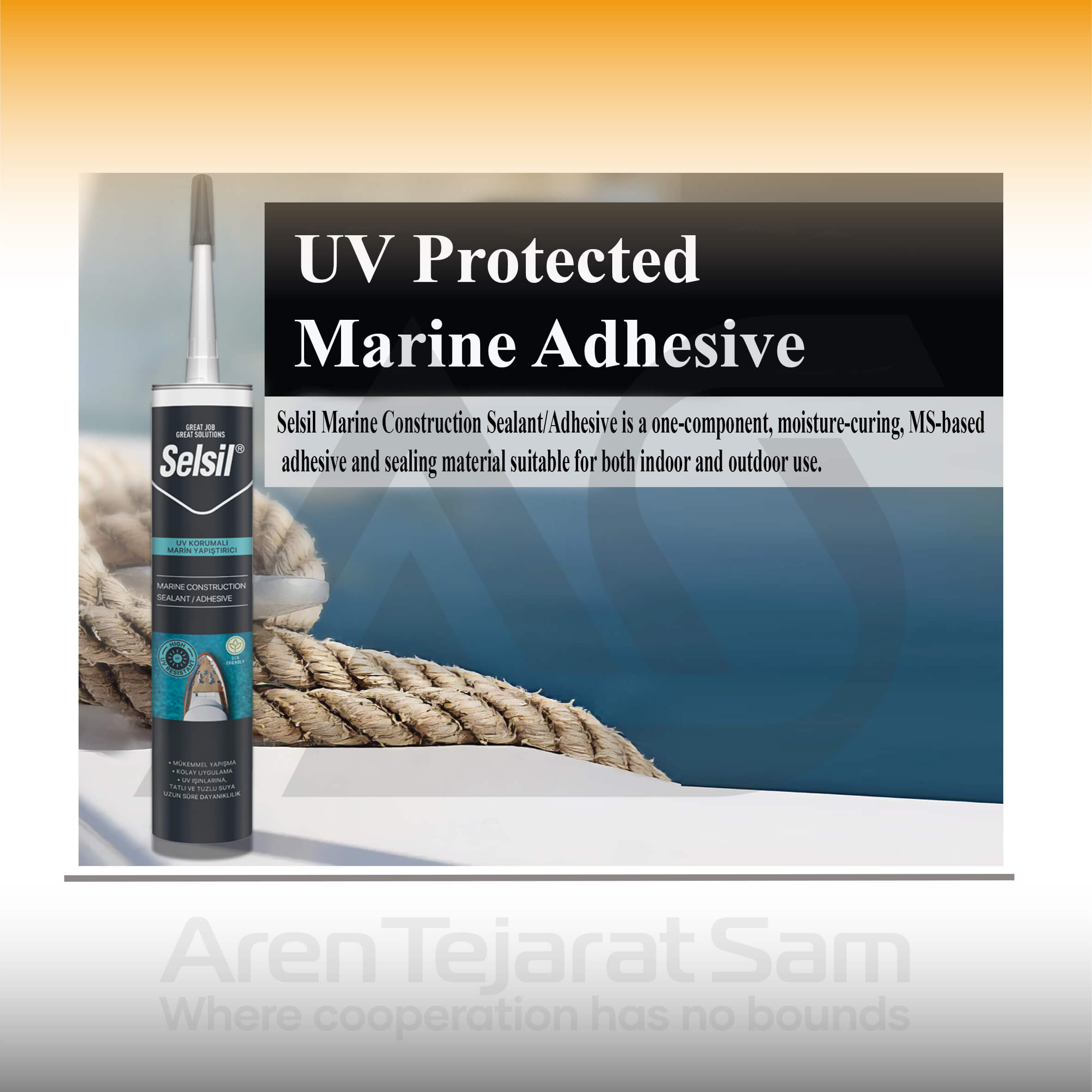 چسب و درزگیر مارین مخصوص قایق