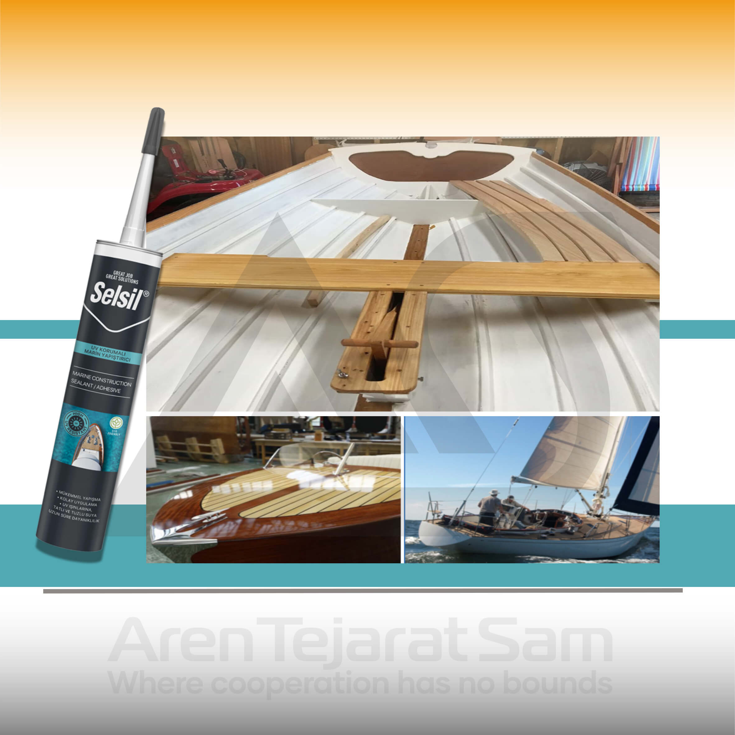 چسب و درزگیر مارین مخصوص قایق