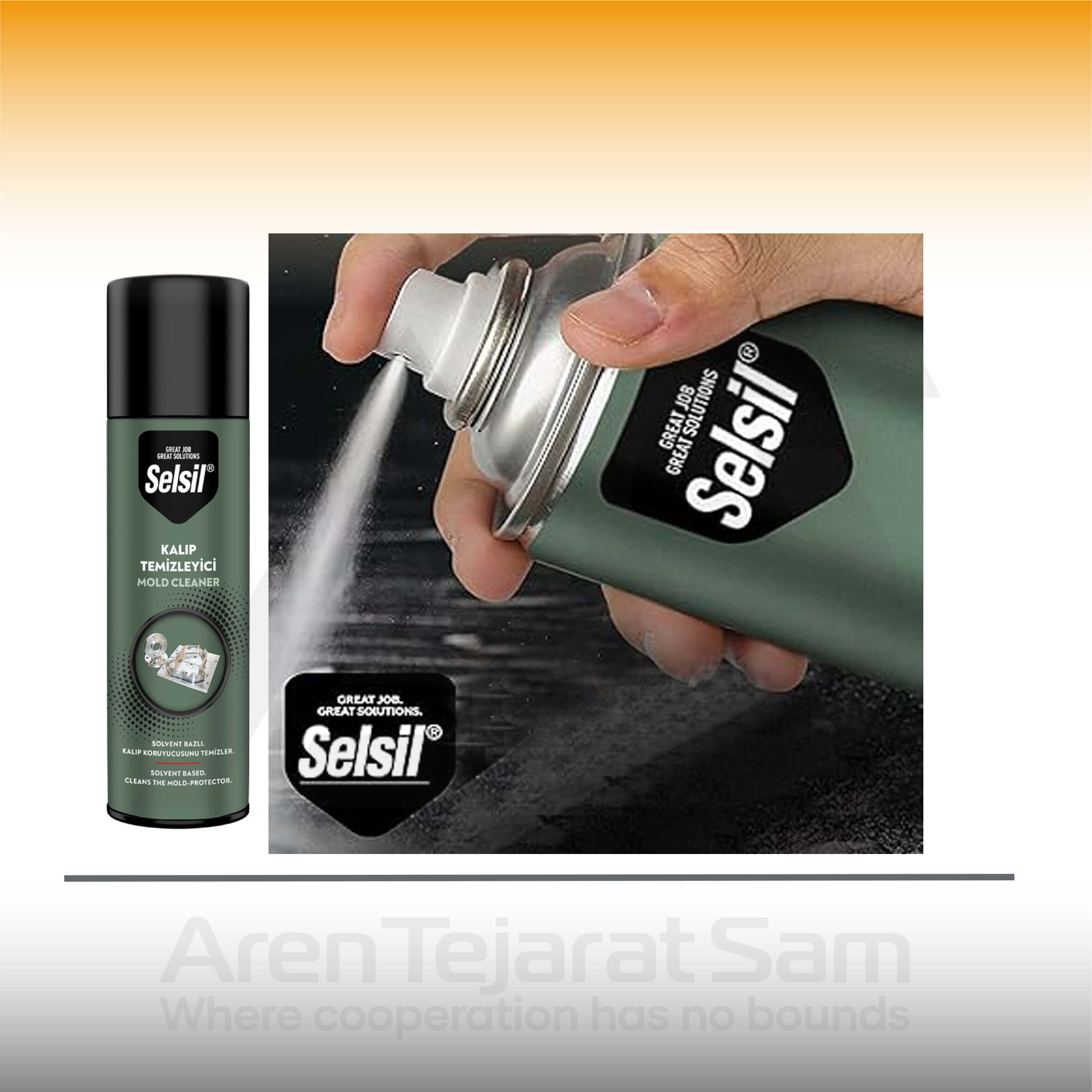 اسپری پاک کننده گل و لای selsil
