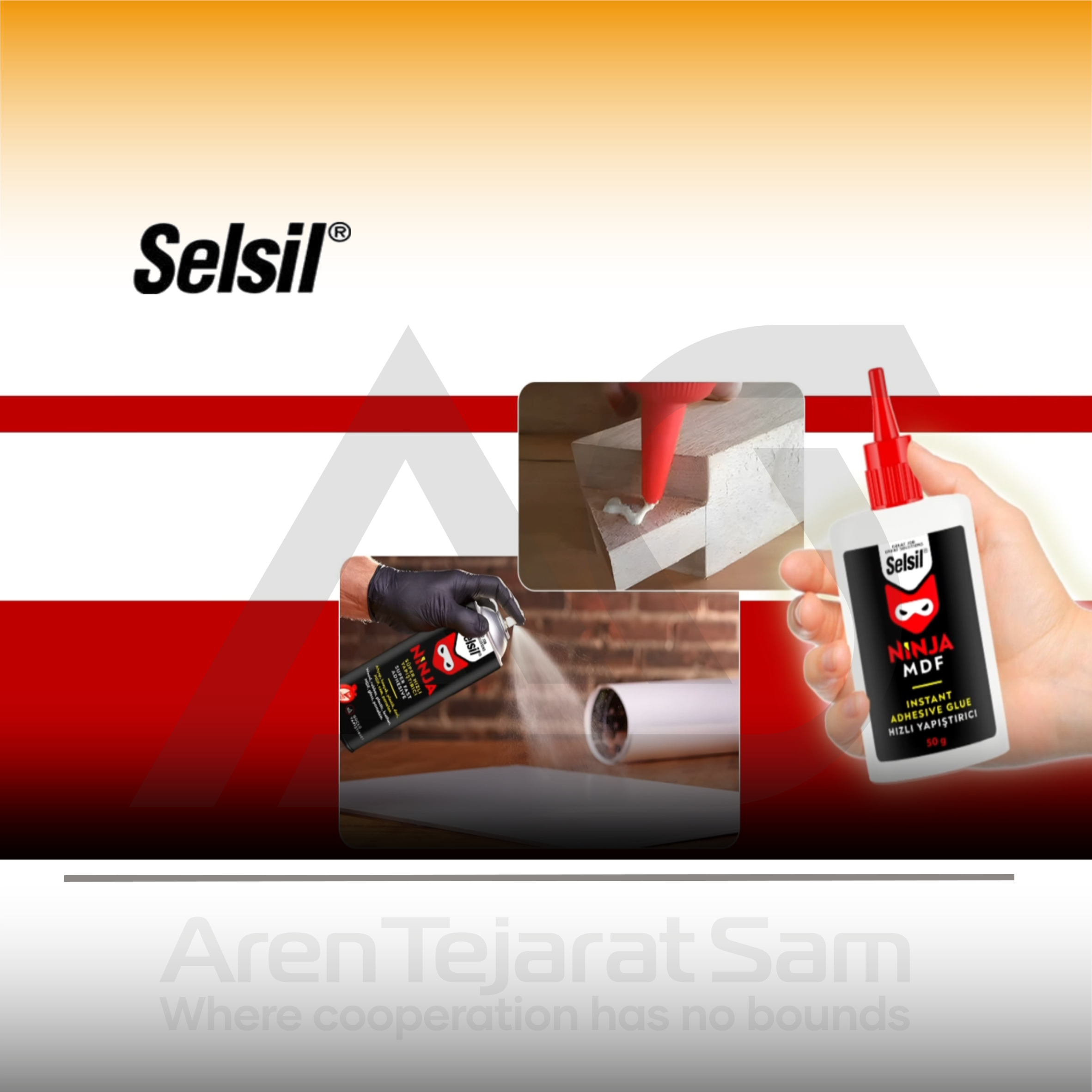 چسب 123 بزرگ نینجا سلسیل Selsil Ninja - تصویر 3