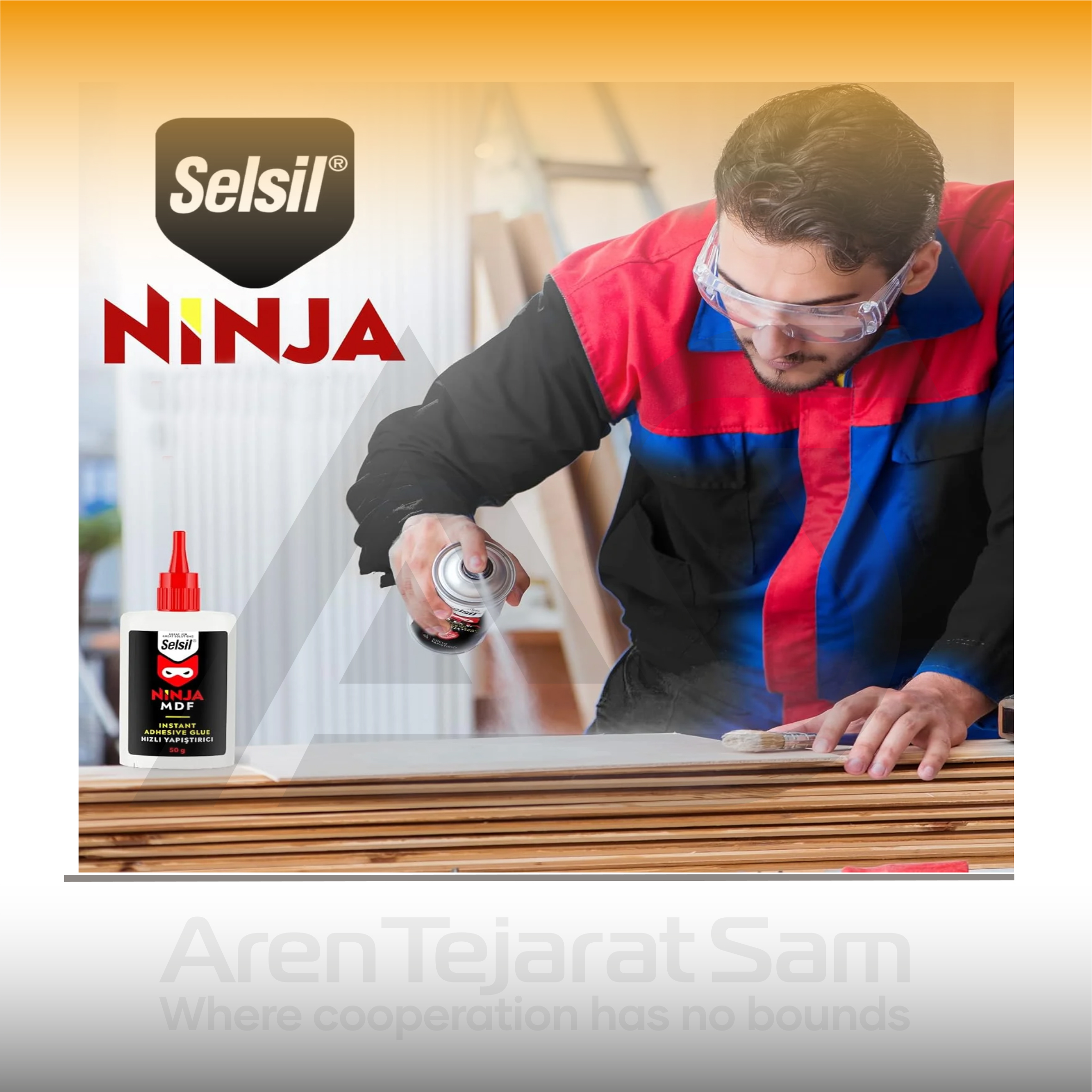چسب 123 بزرگ نینجا سلسیل Selsil Ninja - تصویر 5