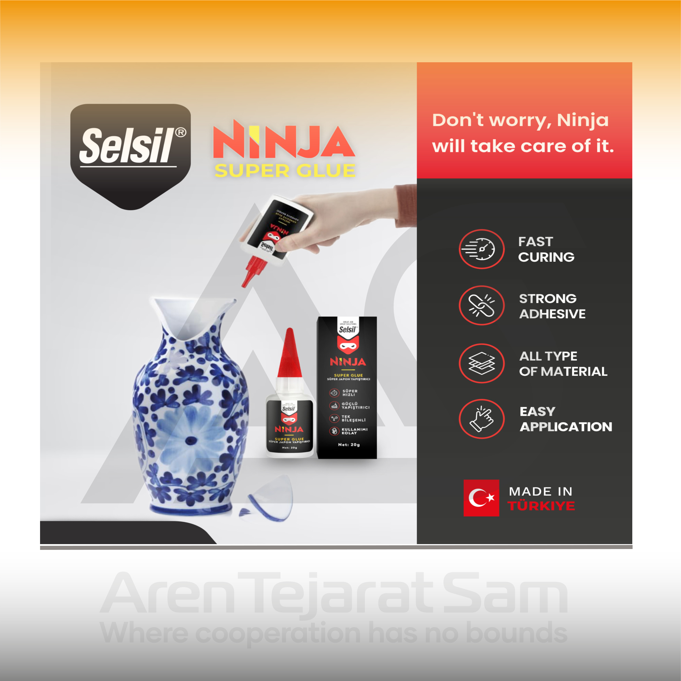 چسب 123 کوچک نینجا سلسیل Selsil Ninja - تصویر 2