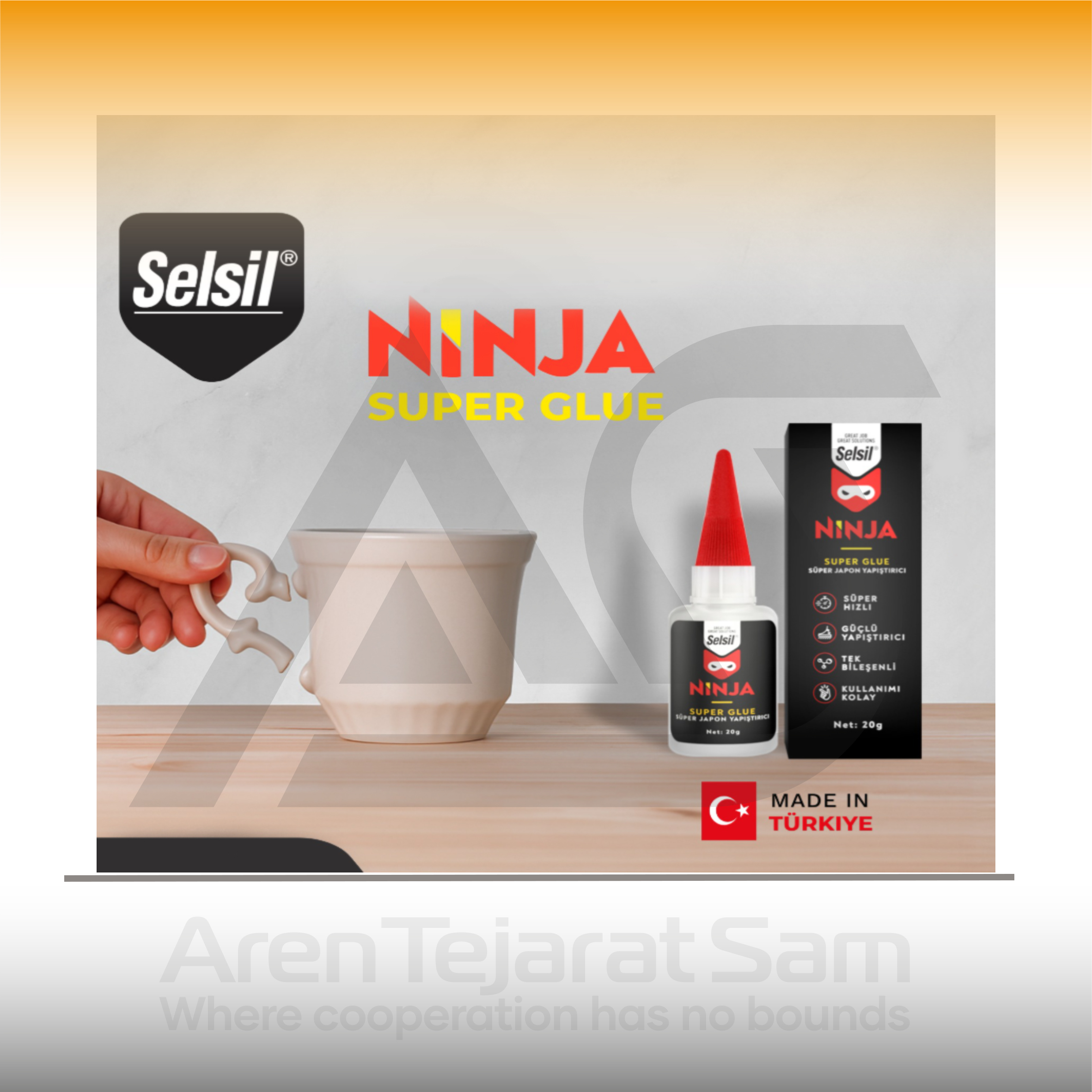چسب 123 کوچک نینجا سلسیل Selsil Ninja - تصویر 3