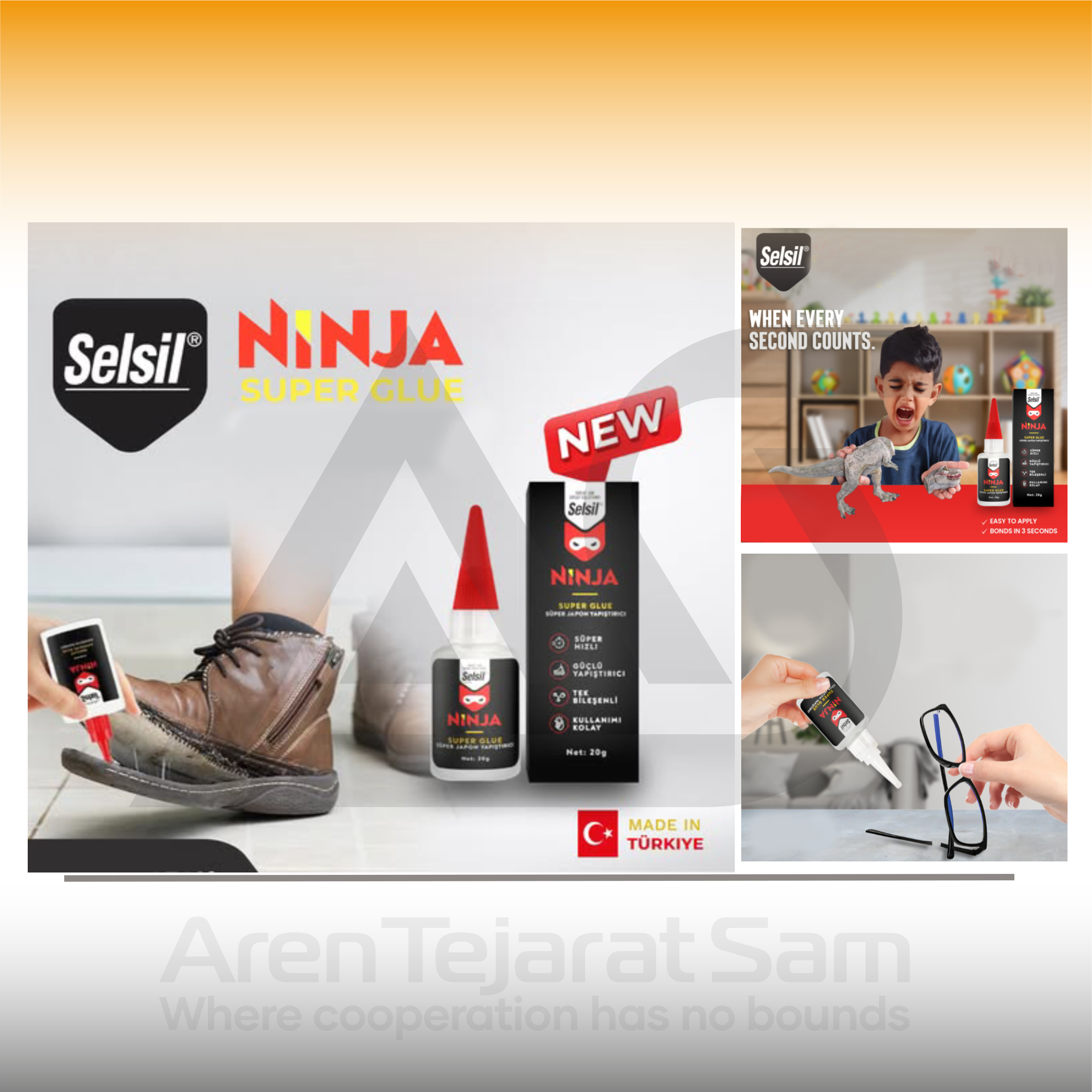 چسب 123 کوچک نینجا سلسیل Selsil Ninja - تصویر 5