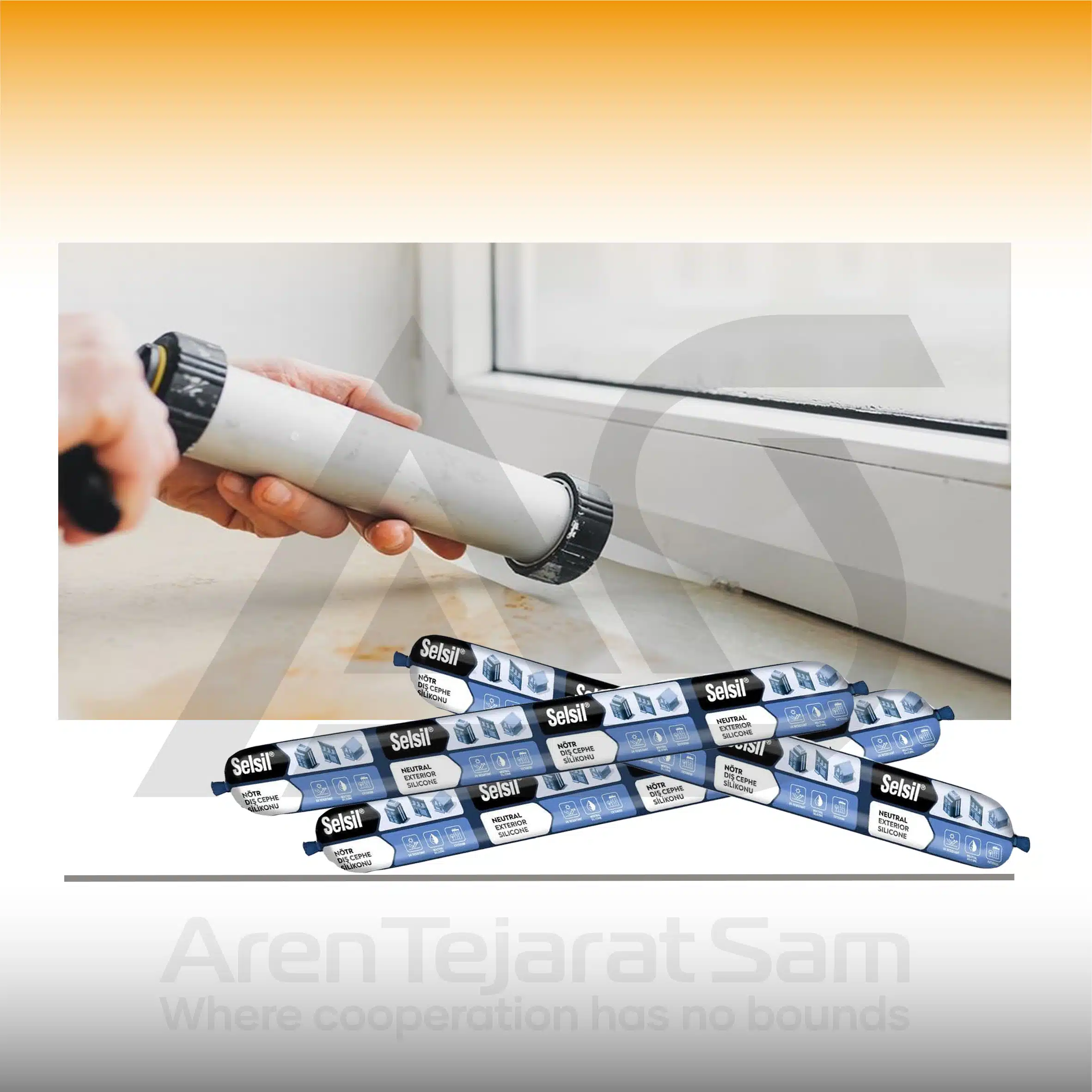 درزگیر سیلیکون خنثی سوسیسی سلسیل Selsil - تصویر 2