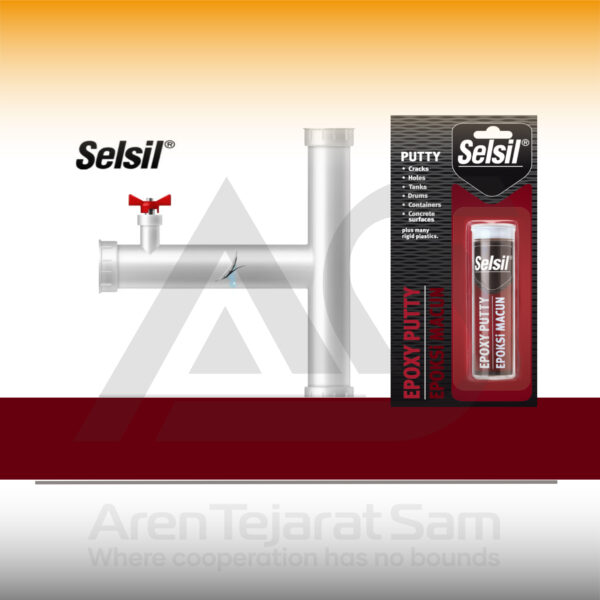 چسب اپوکسی دوجزئی بتونه سلسیل Selsil - تصویر 2
