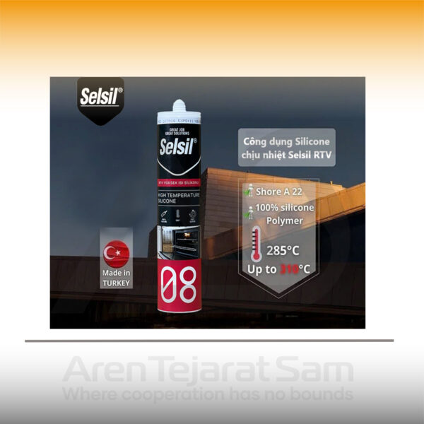 چسب سیلیکون حرارتی واشر ساز سلسیل Selsil - تصویر 4