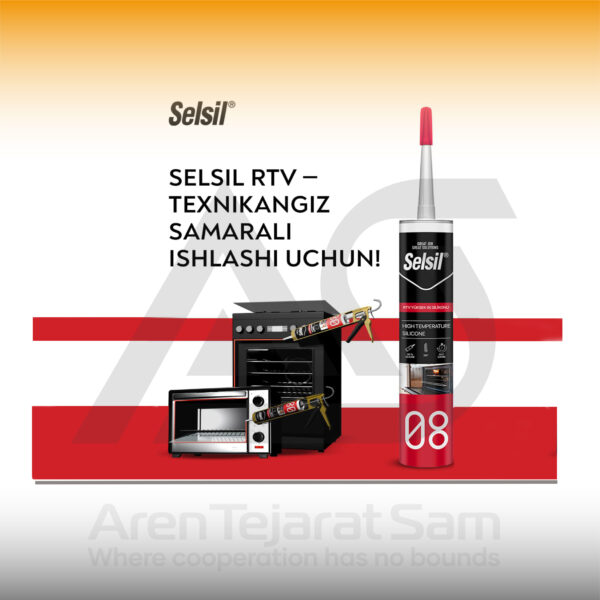 چسب سیلیکون حرارتی واشر ساز سلسیل Selsil - تصویر 5