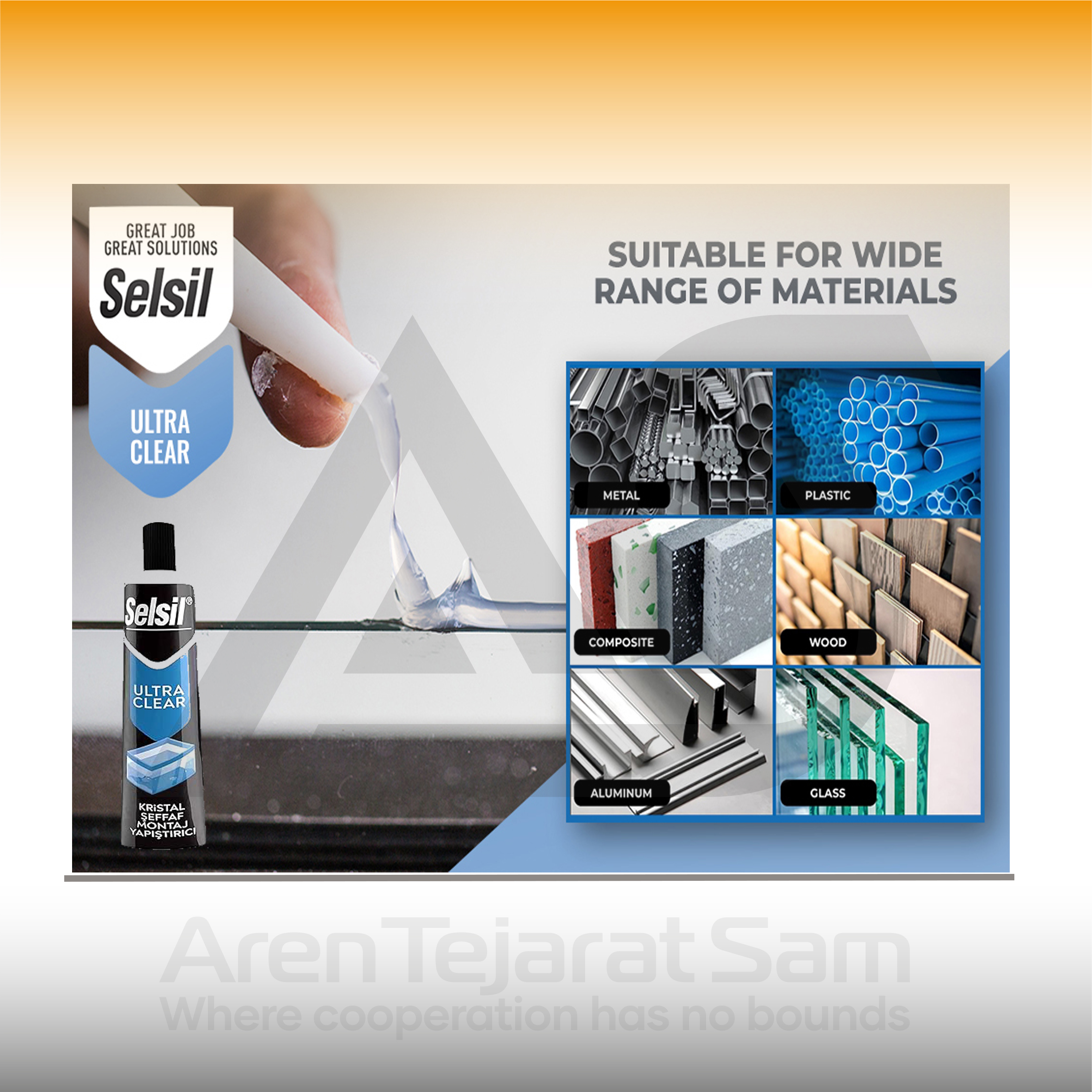 چسب ام اس های تک کریستالی 50 گرمی سلسیل Selsil - تصویر 2