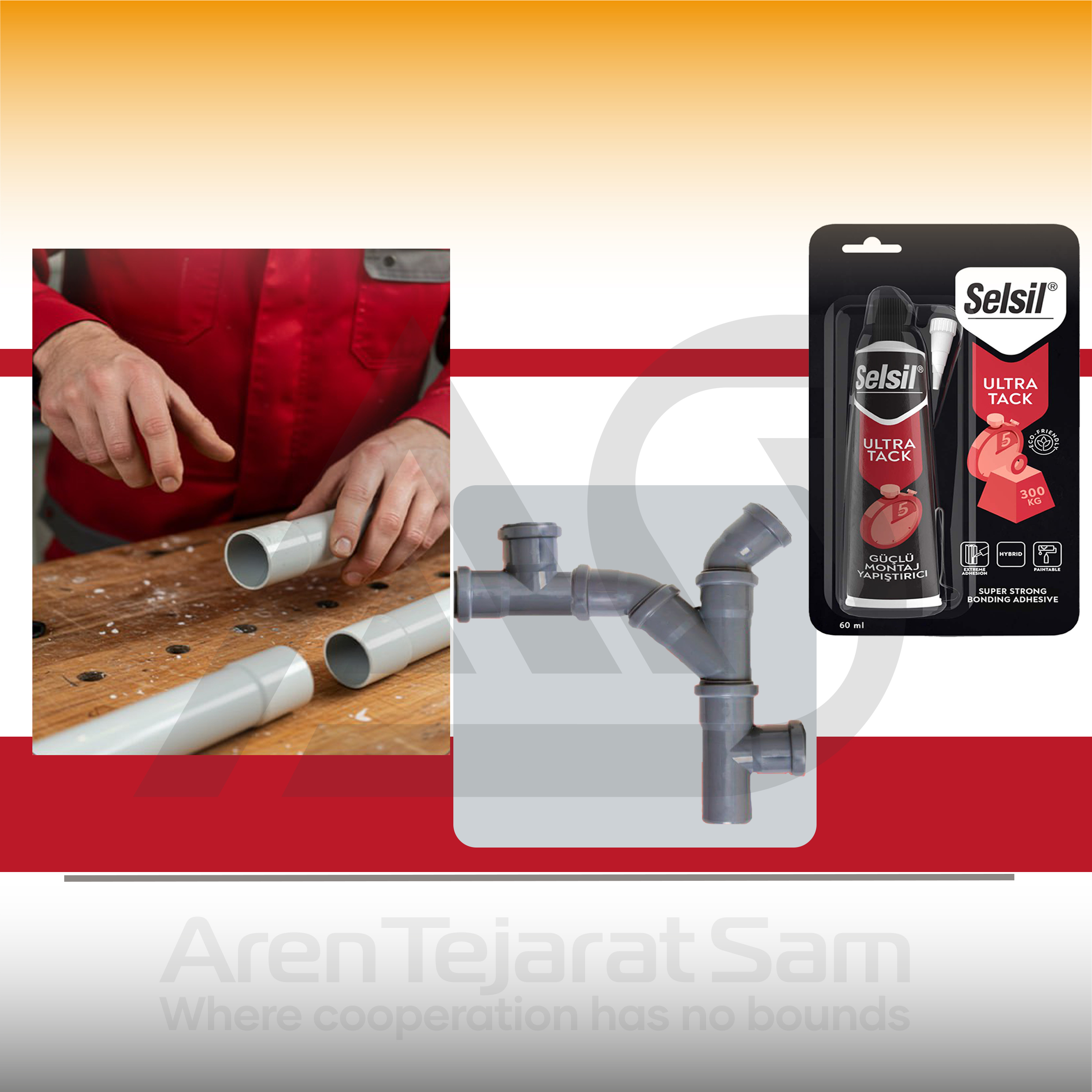 چسب ام اس های تک 50 گرمی سلسیل Selsil - تصویر 5