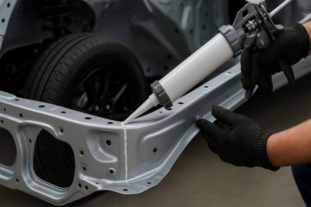 چسب شاسی خودرو و خرید انواع چسب خودرو با بهترین قیمت و خرید و قیمت چسب پلی اورتان بدنه خودرو و بهترین چسب های تخصصی خودرو و خرید بهترین چسب برای کاپوت ماشین - ویژگی‌های چسب شاسی خودرو خوب که باید بشناسید