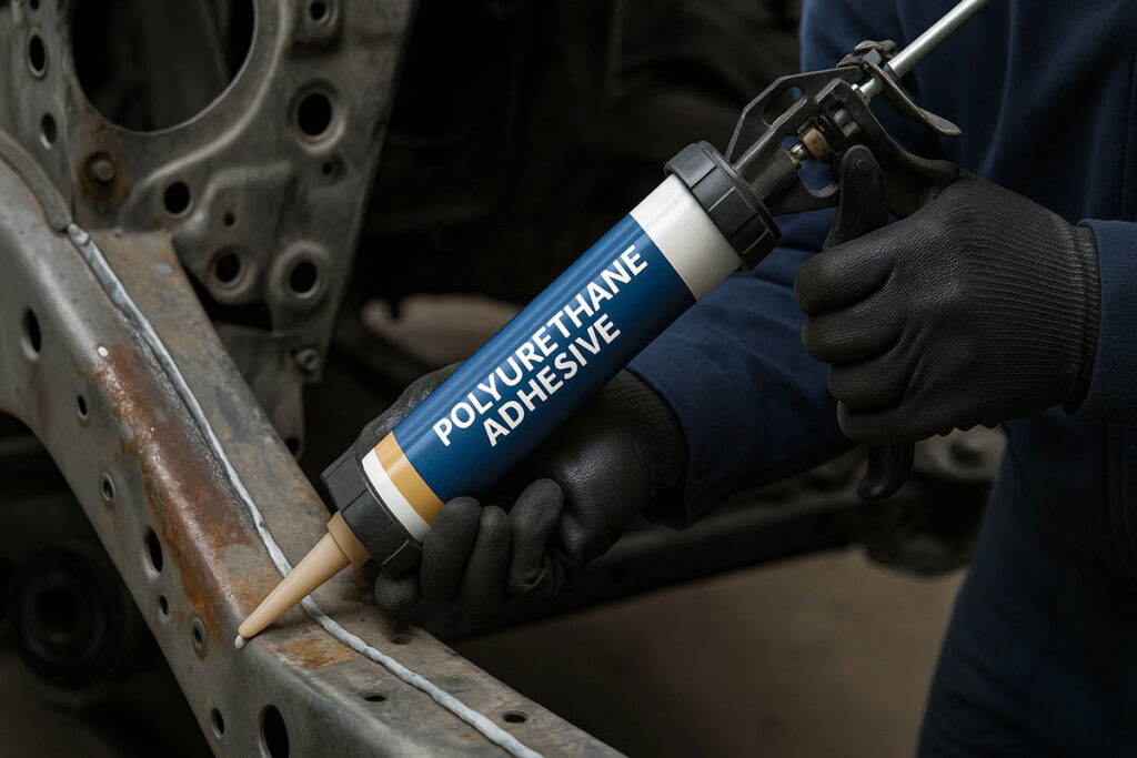 چسب شاسی خودرو و خرید انواع چسب خودرو با بهترین قیمت و خرید و قیمت چسب پلی اورتان بدنه خودرو و بهترین چسب های تخصصی خودرو و خرید بهترین چسب برای کاپوت ماشین - چرا چسب پلی اورتان گزینه‌ای مناسب برای شاسی خودرو است