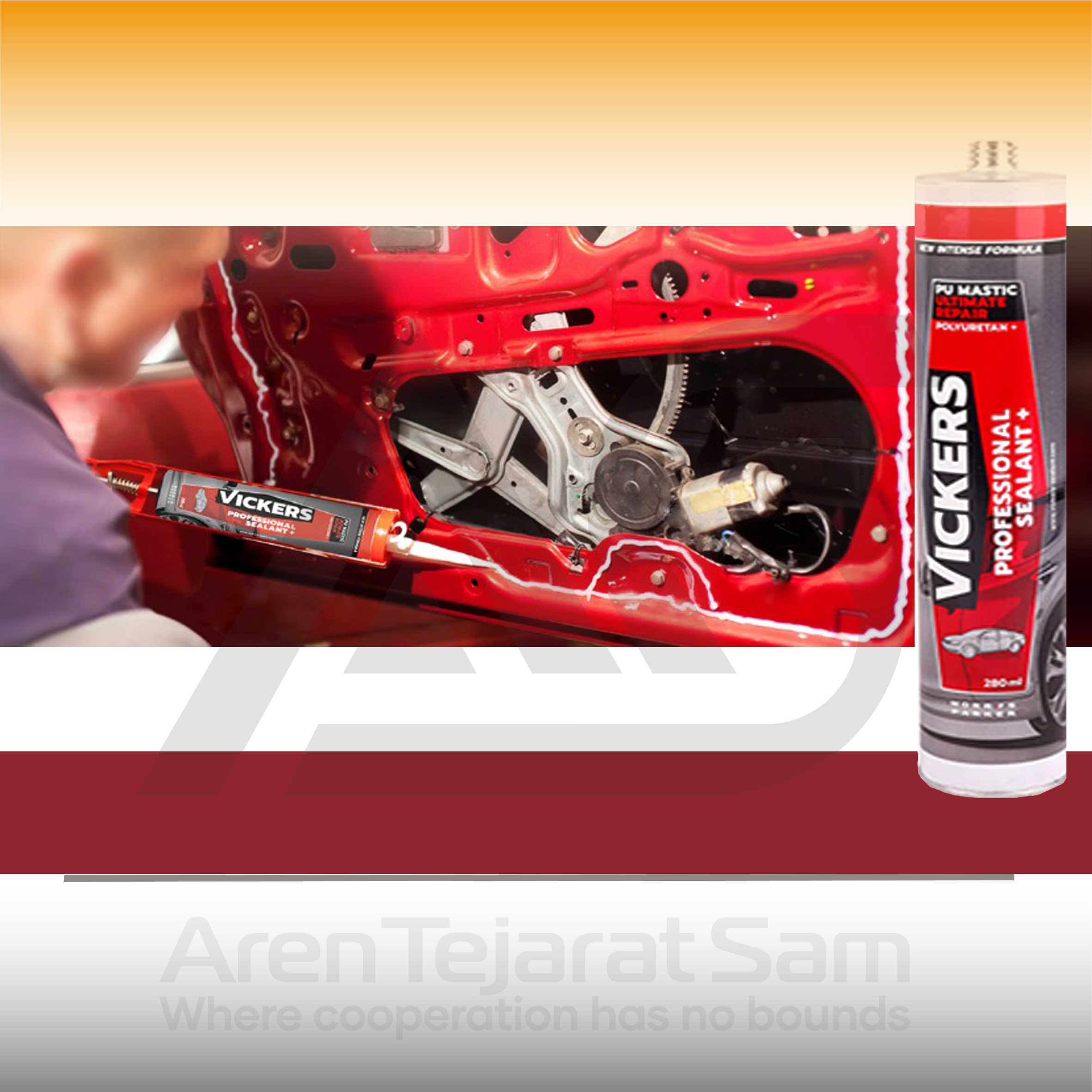 چسب پلی اورتان کارتریجی ویکرز Vickers