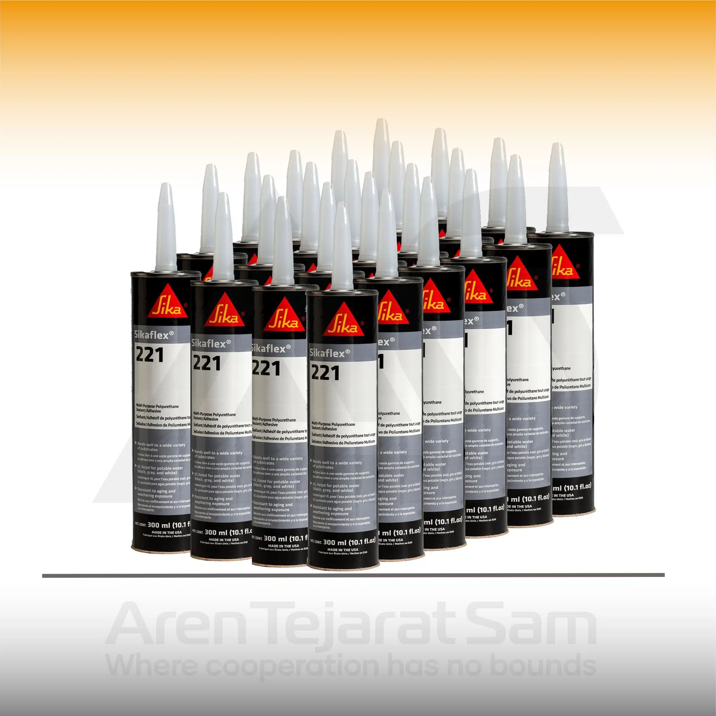 چسب پلی اورتان کارتریجی سیکا Sikaflex مدل 221 - تصویر 3