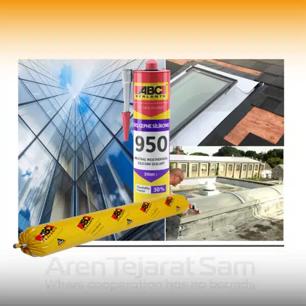 چسب و درزگیر سیلیکون خنثی ABC 950