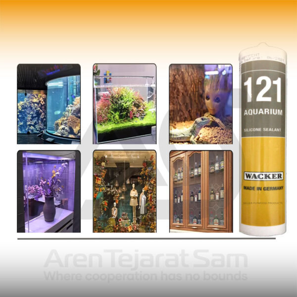 چسب سیلیکون مخصوص ماهی آکواریوم واکر wacker 121 - تصویر 4
