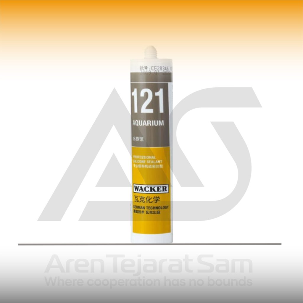 چسب سیلیکون مخصوص ماهی آکواریوم واکر wacker 121