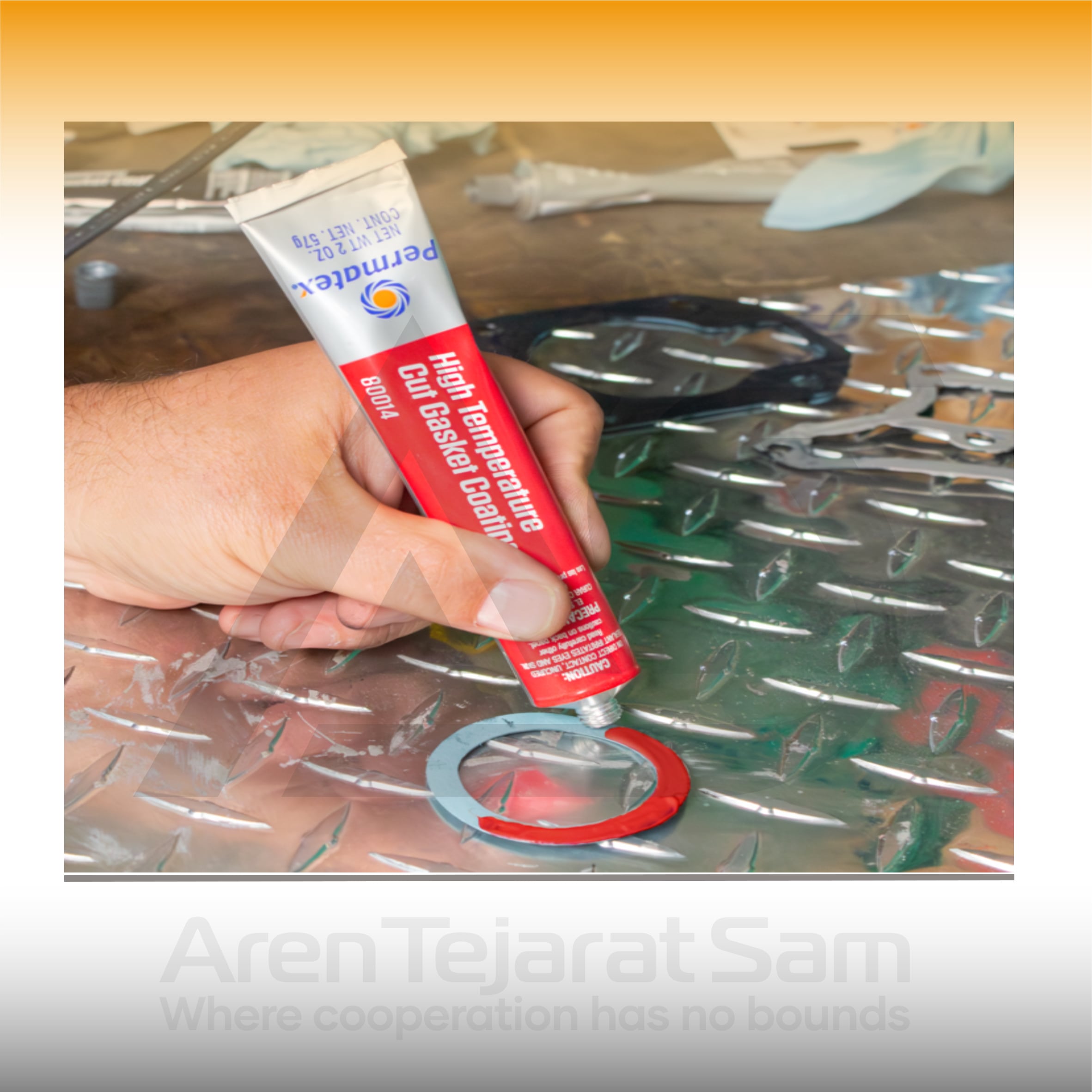 چسب سیلیکون حرارتی واشرساز پرماتکس Permatex