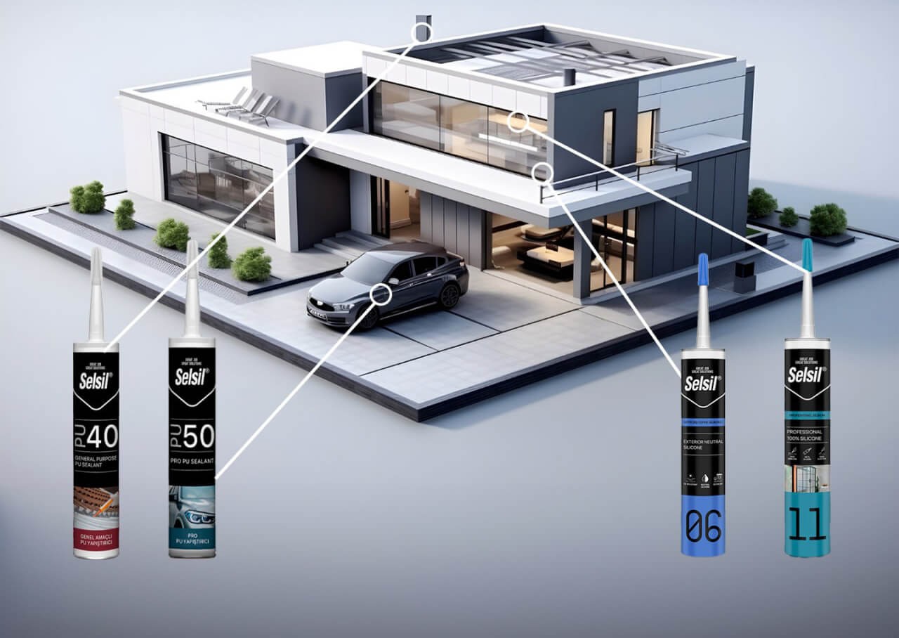 چسب پلی اورتان کارتریجی شور 40 PU سلسیل Selsil