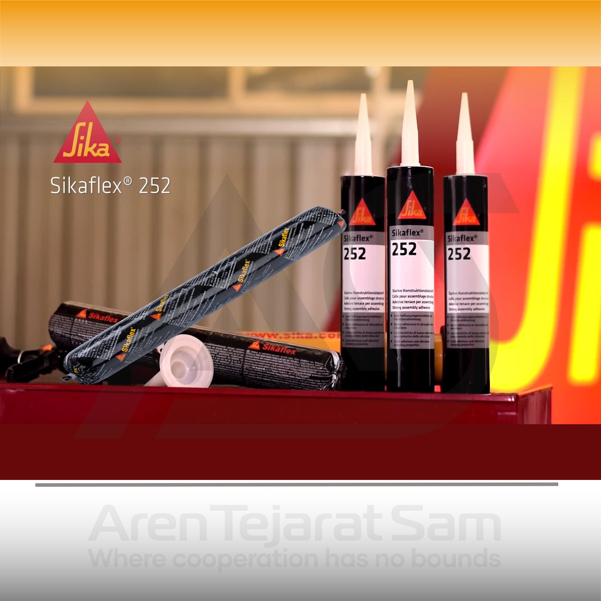 چسب پلی اورتان سوسیسی سیکا Sikaflex 252