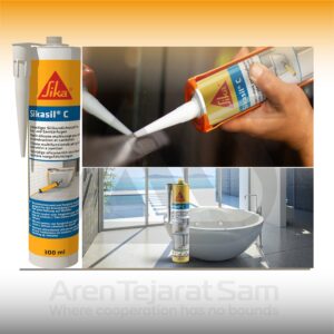 درزگیر سیلیکون خنثی مخصوص کلین روم سیکا Sikasil C