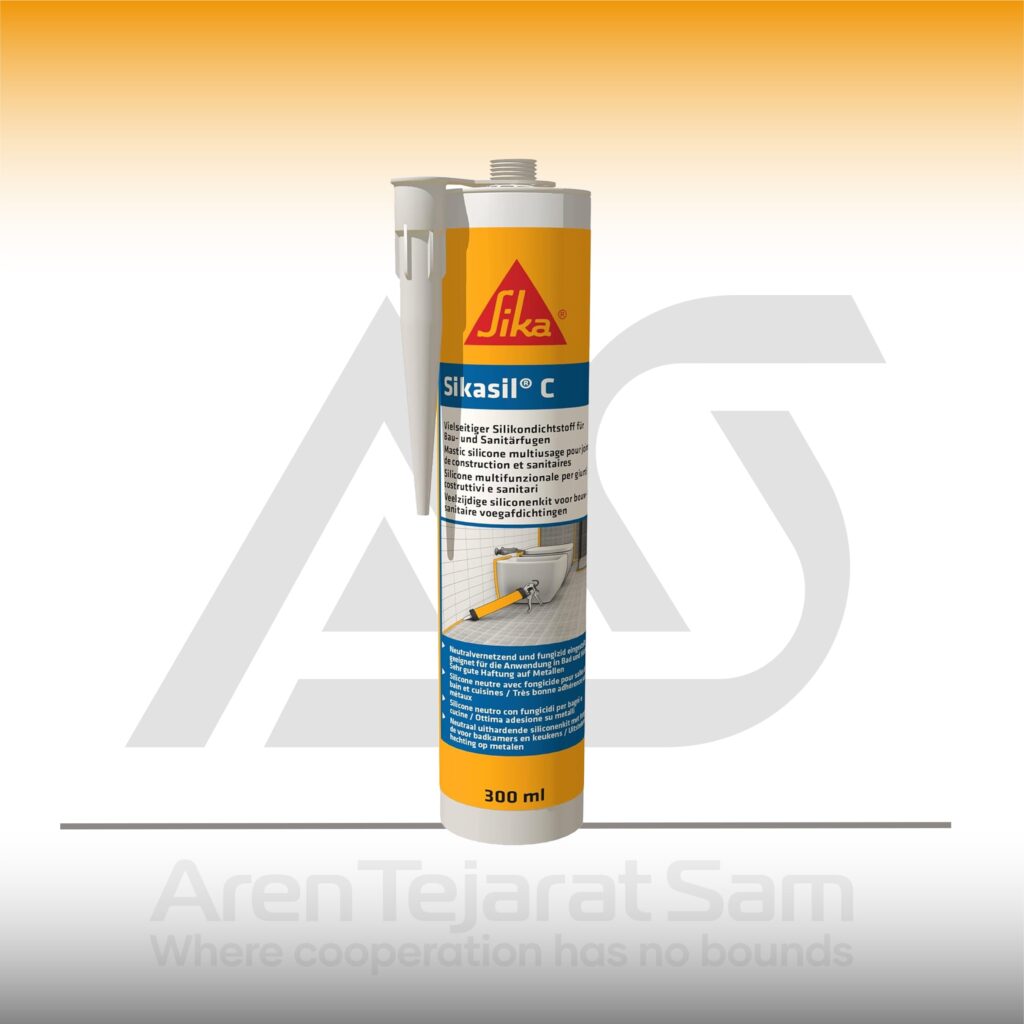 درزگیر سیلیکون خنثی مخصوص کلین روم سیکا Sikasil C