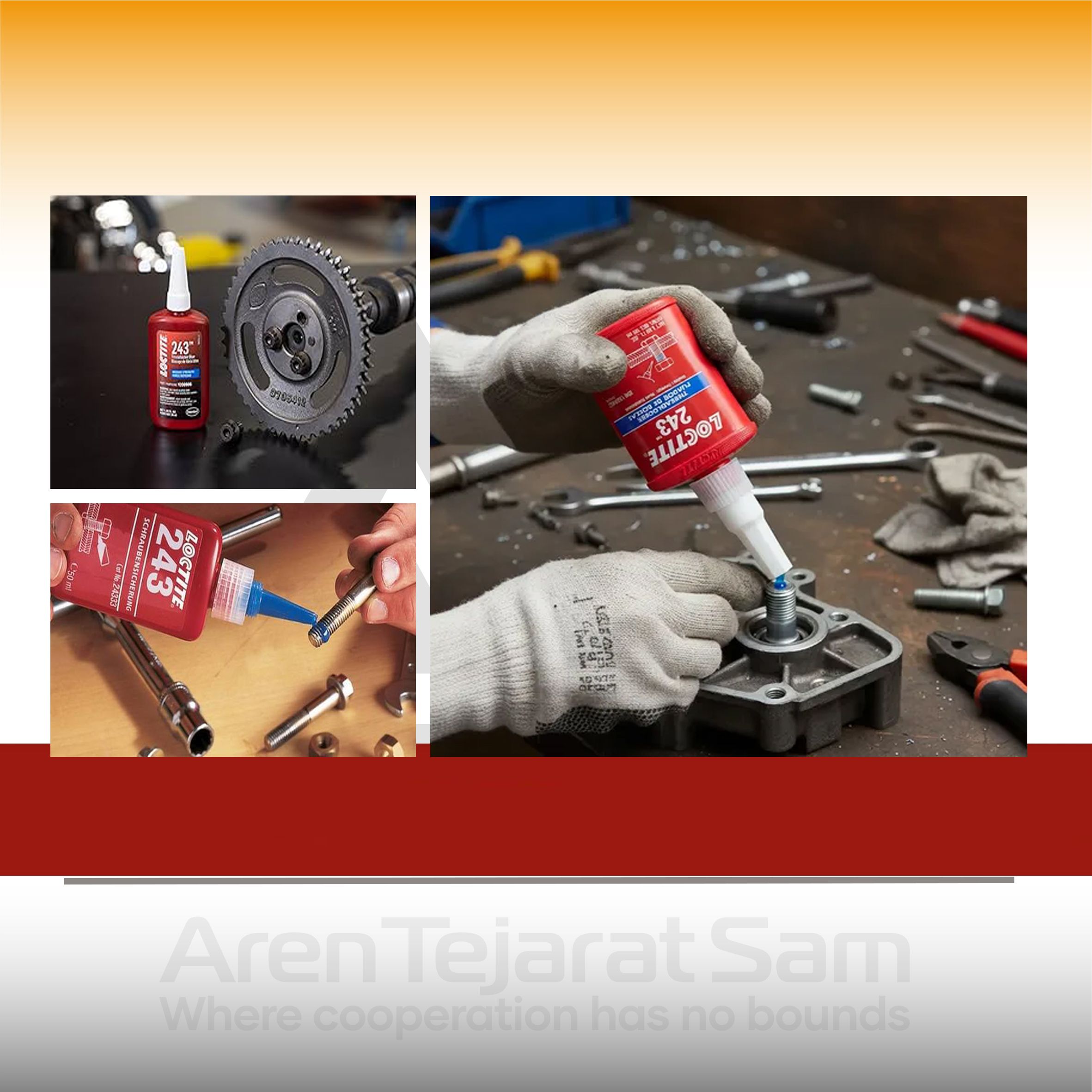 چسب آناروبیک لاکتایت LOCTITE 243