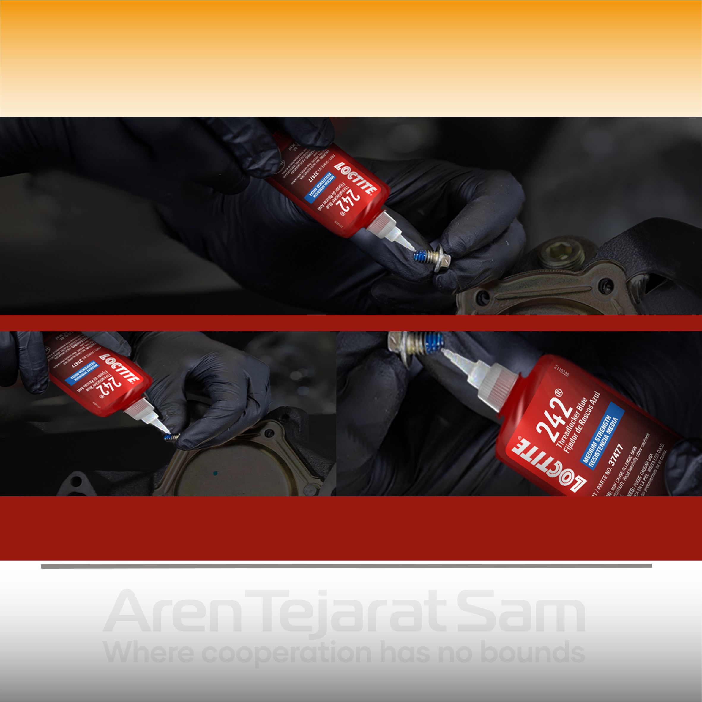چسب آناروبیک لاکتایت LOCTITE 242