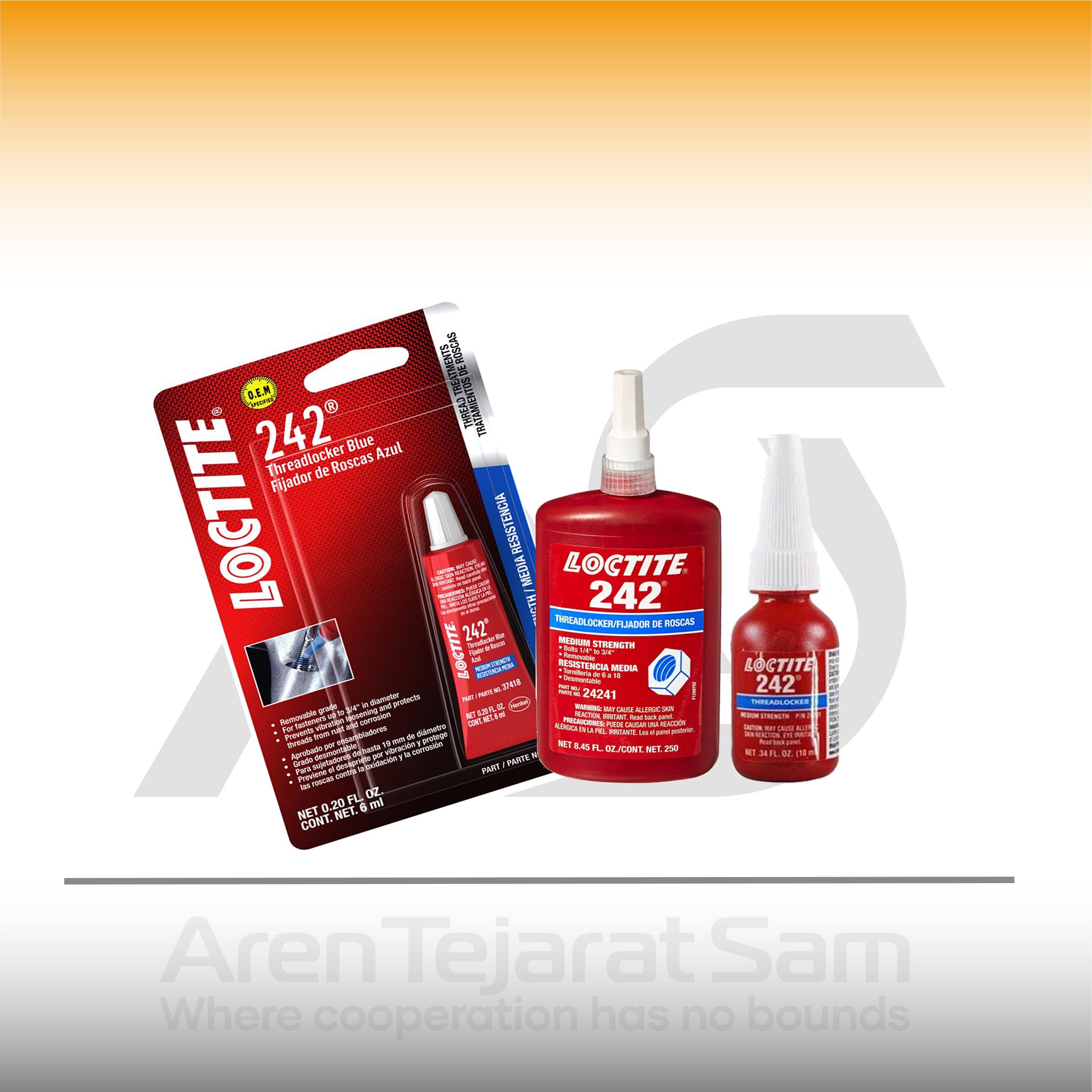 چسب آناروبیک لاکتایت LOCTITE 242
