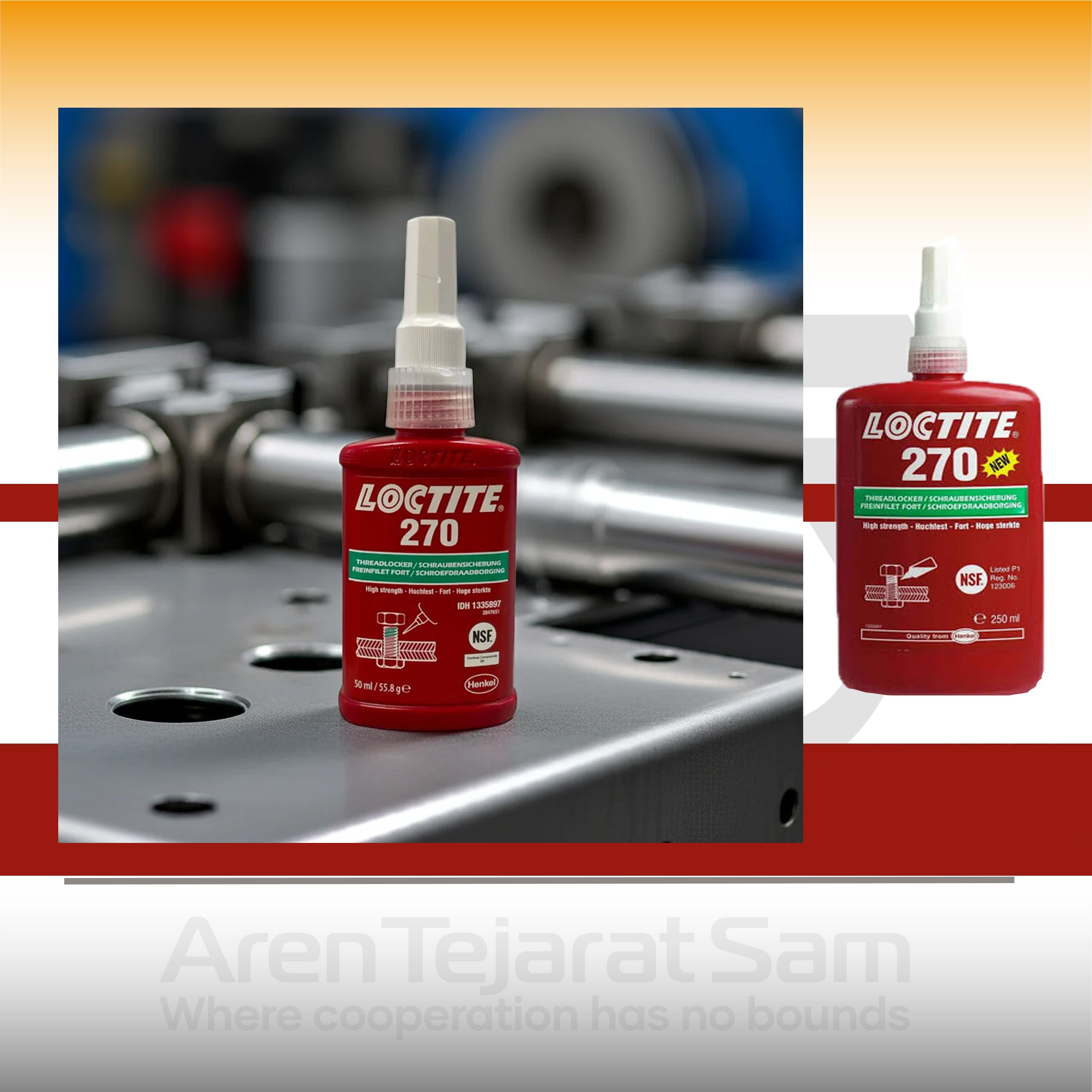 چسب آناروبیک لاکتایت LOCTITE 270
