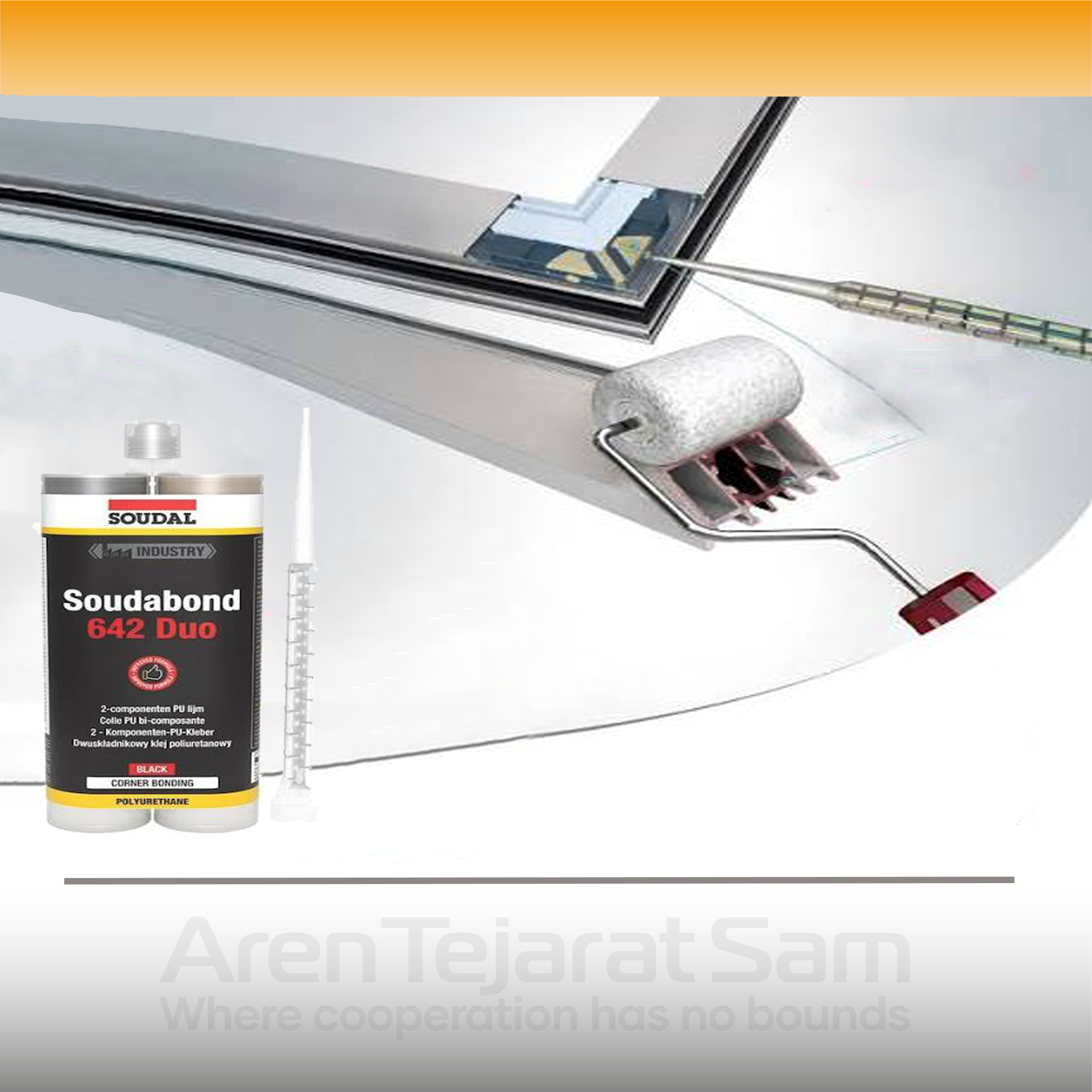 چسب مونتاژ دوجزئی سودال Soudal 642 Duo