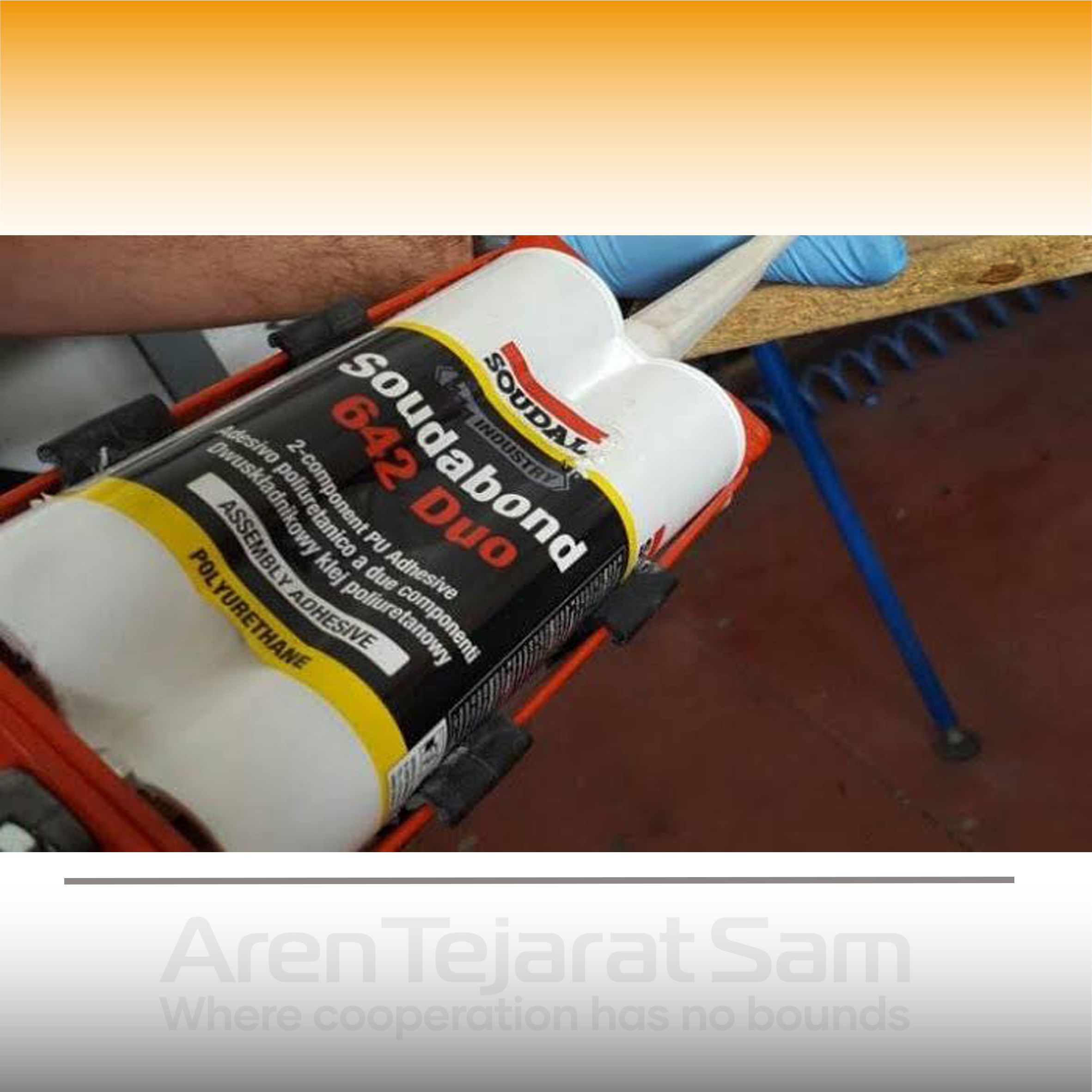 چسب مونتاژ دوجزئی سودال Soudal 642 Duo